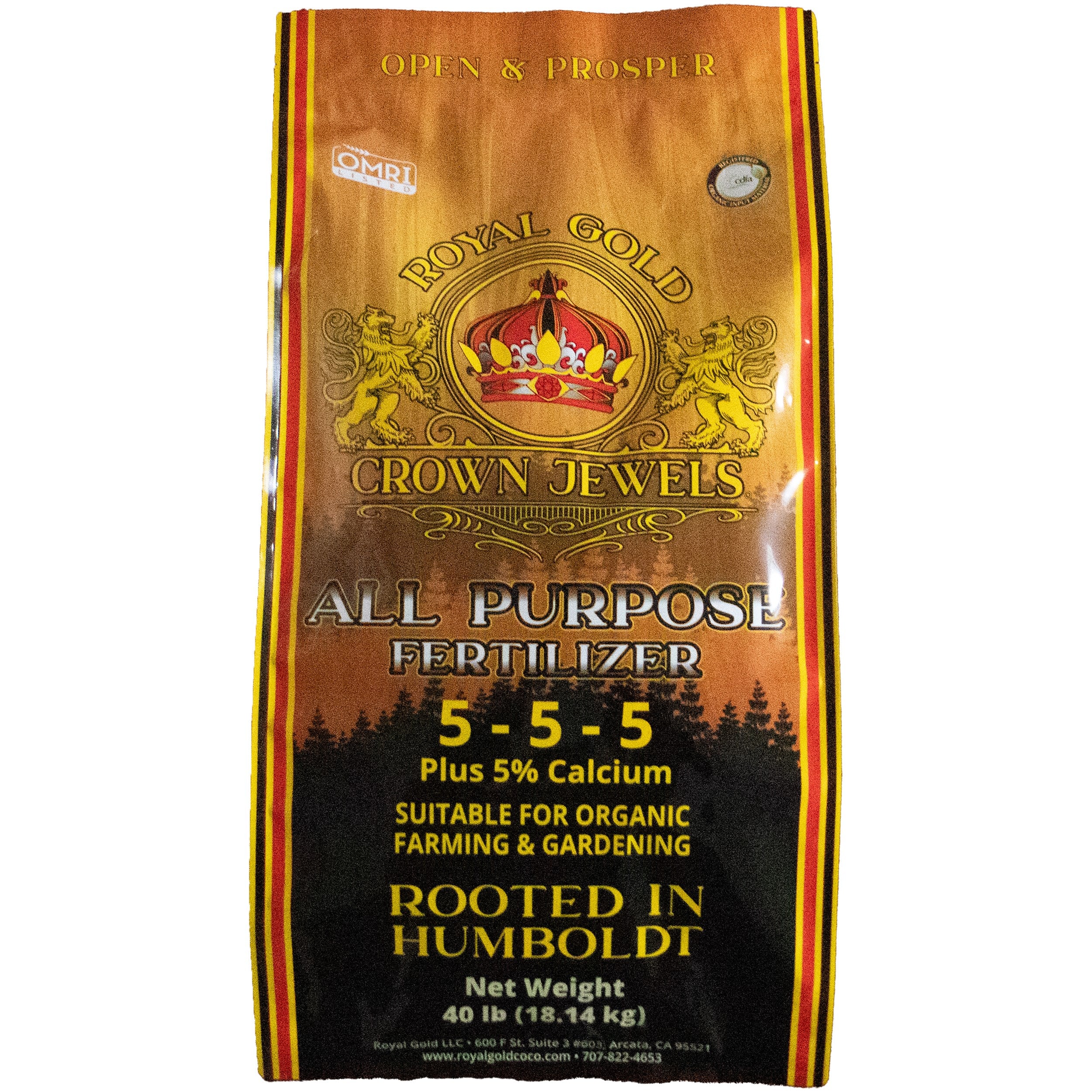 Royal Gold 40# Crown Jewels All Purpose Fertilizer 50/PL