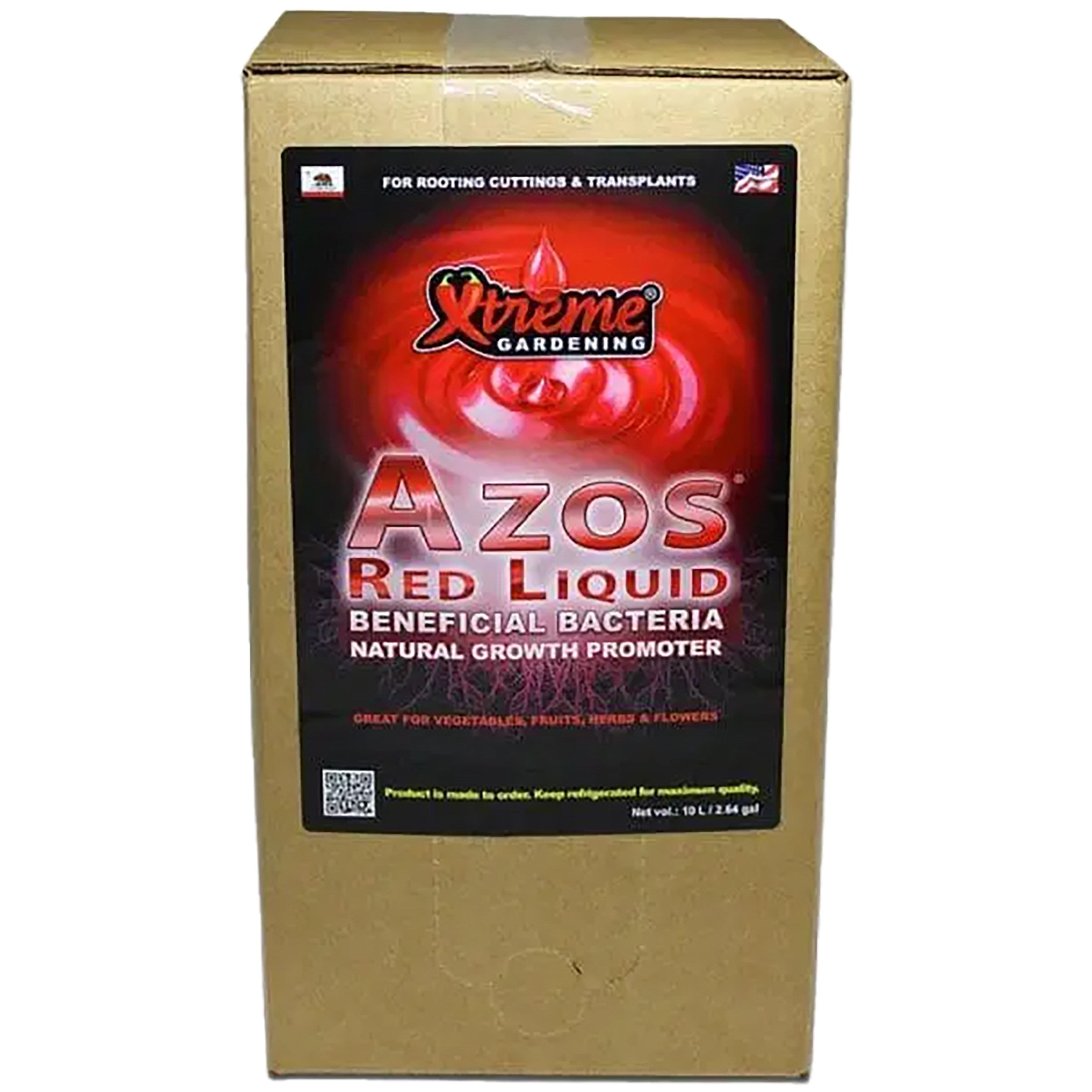 Xtreme Gardening® Azos Red Liquid 10 L - Black Label Supply llc