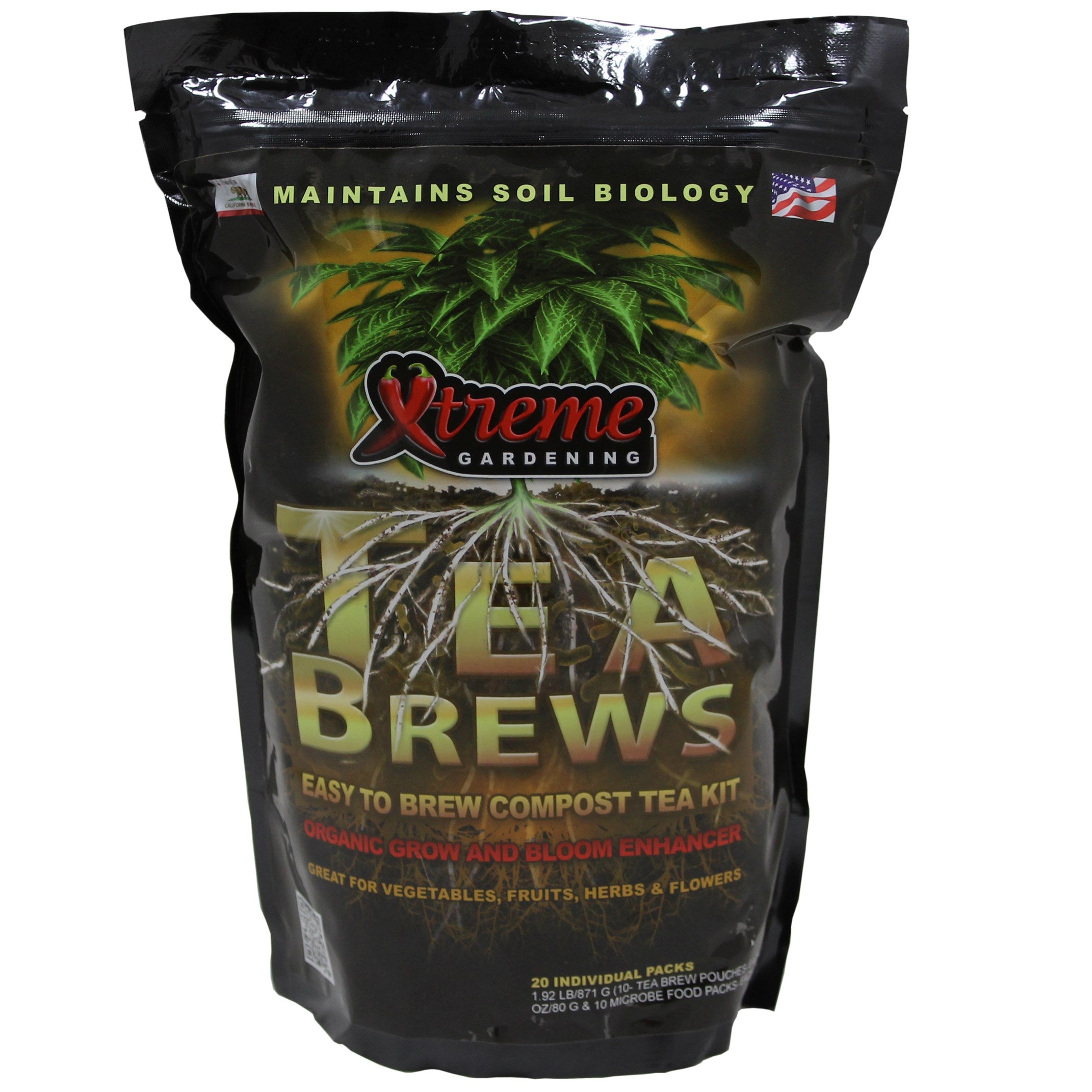Xtreme Gardening® Xtreme Tea Brews 80 g 10ct - Black Label Supply llc
