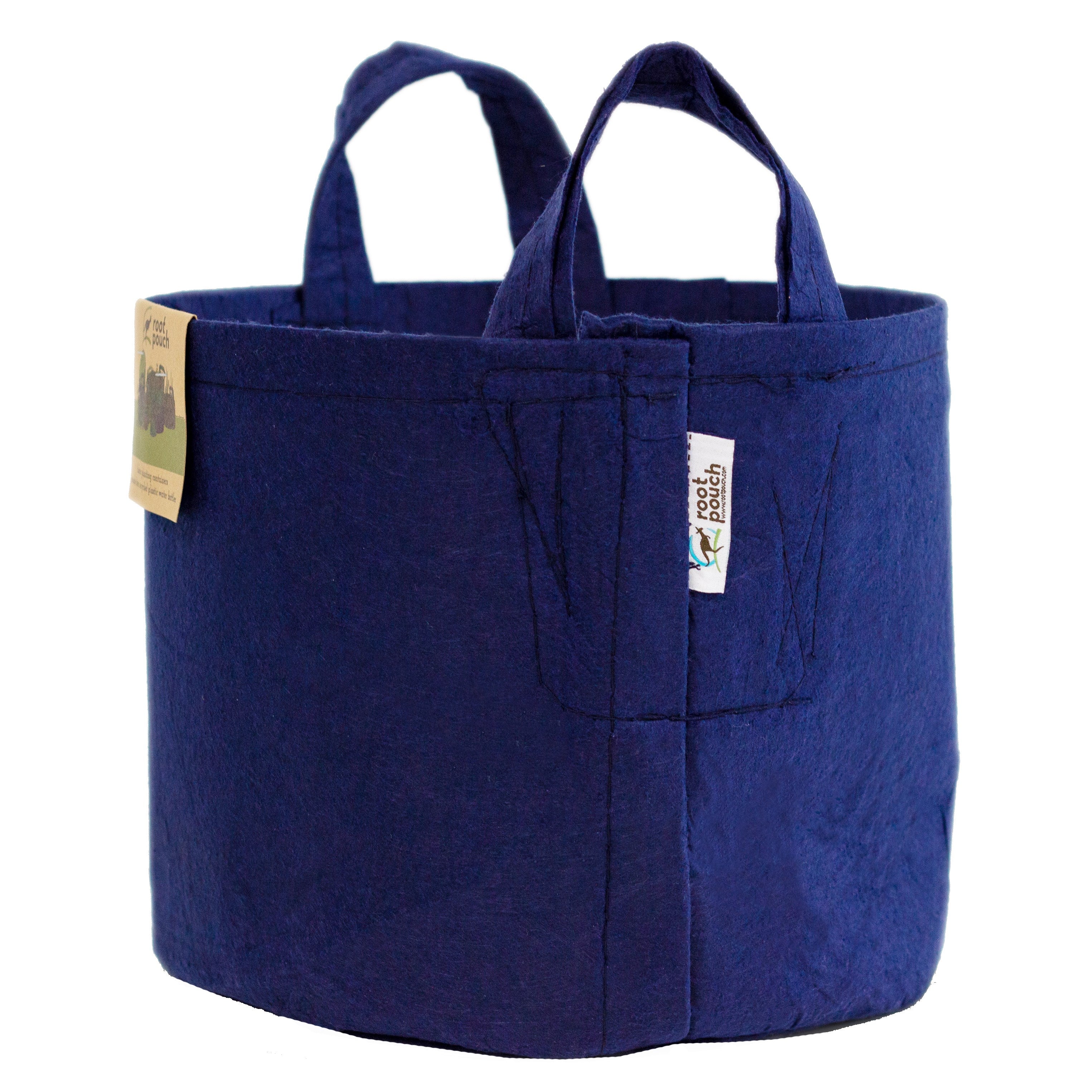 Root Pouch #03 w/ Handle Navy Multi Use 3gal Fabric Pot