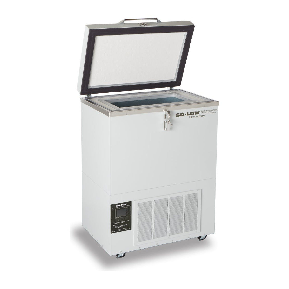 So-Low C85-3 ultra-low chest freezer, -85 deg C, 3 cu ft - front view