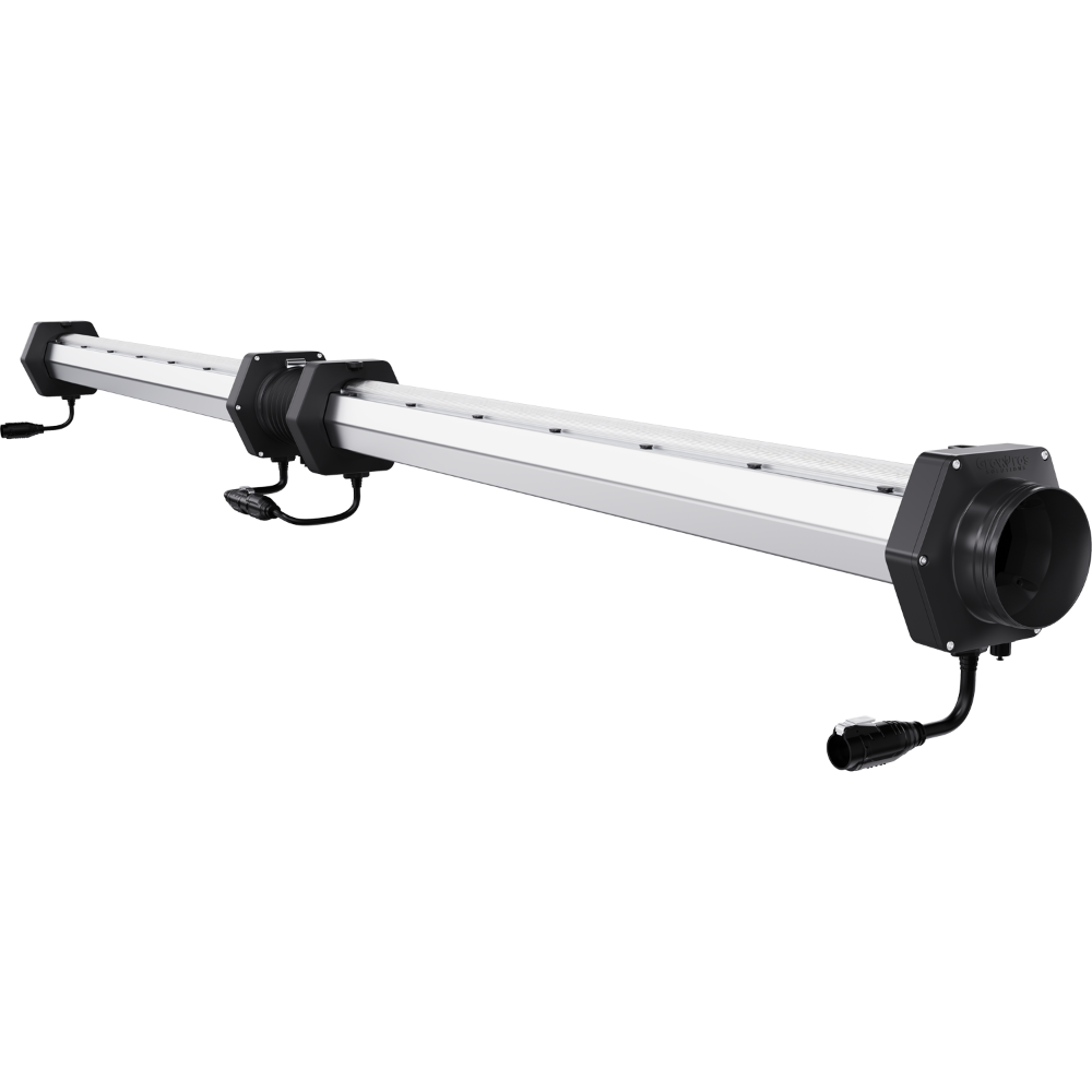 GrowPros Solutions Under Canopy Light - Model 5 | Air Circulation | 80% Deep Red Spectrum | 4ft / 8ft - UCL 5 - 8FT | 250W