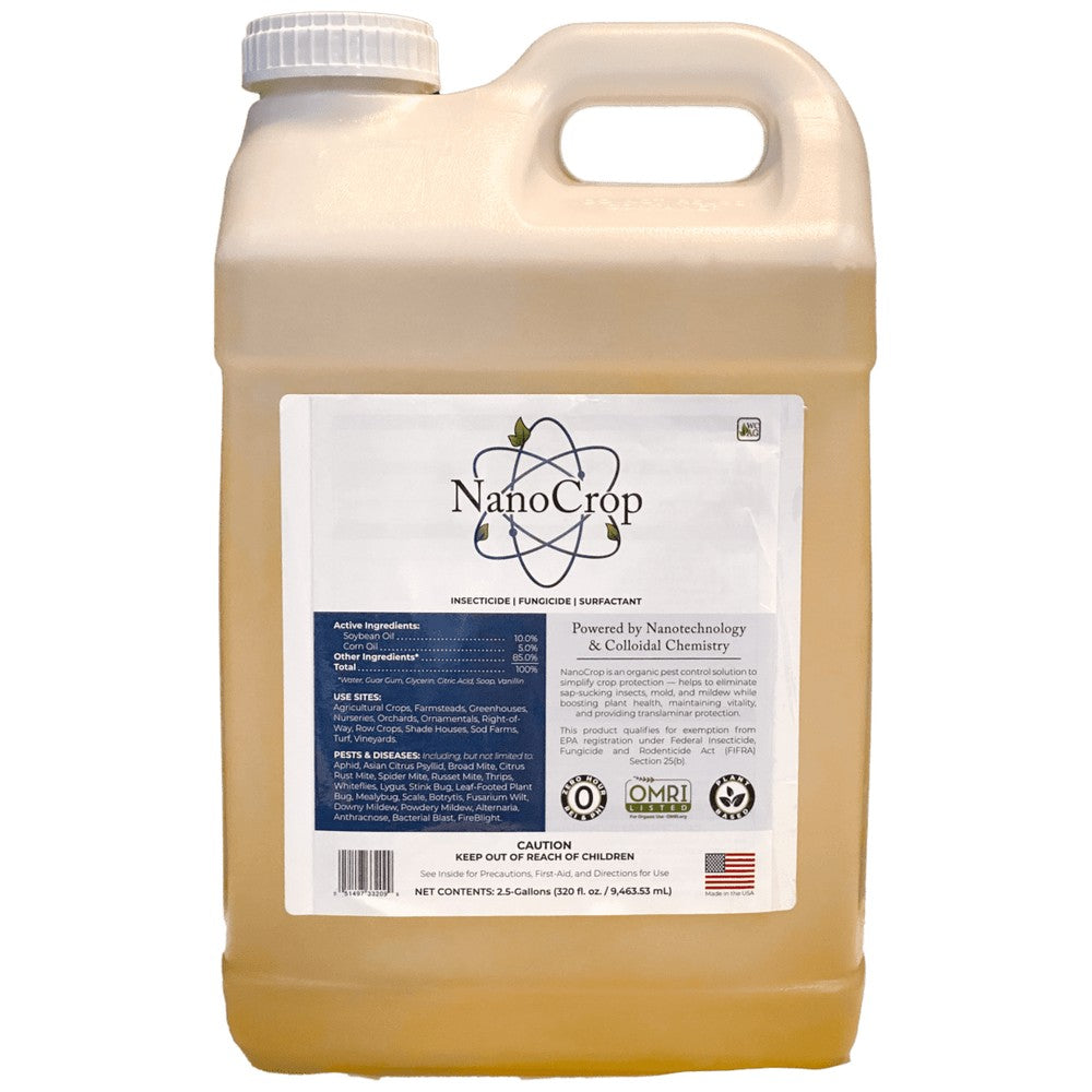 nano herbicides NanoCrop - Insecticide Fungicide - 2.5 Gallon