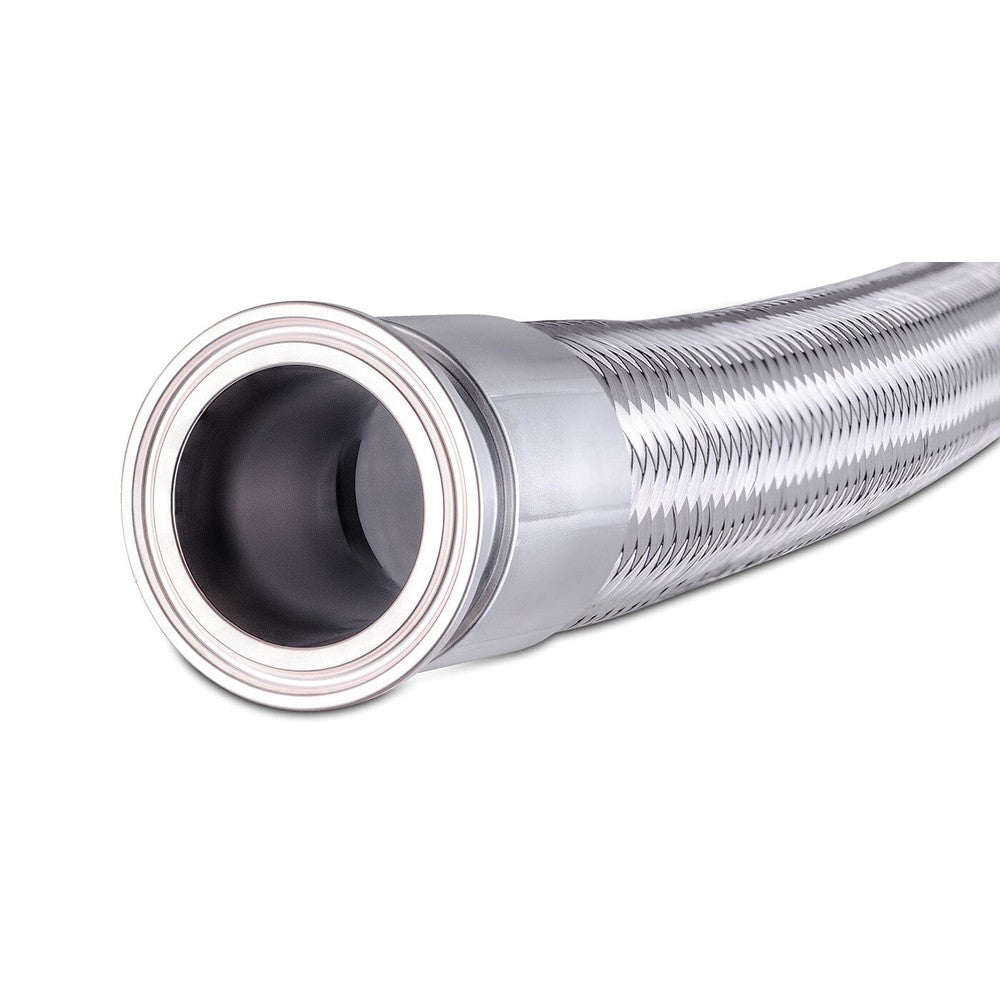 1.5" Tri - Clamp Stainless Steel Braided Hose with Convoluted PTFE Liner - Black Label Supply llc