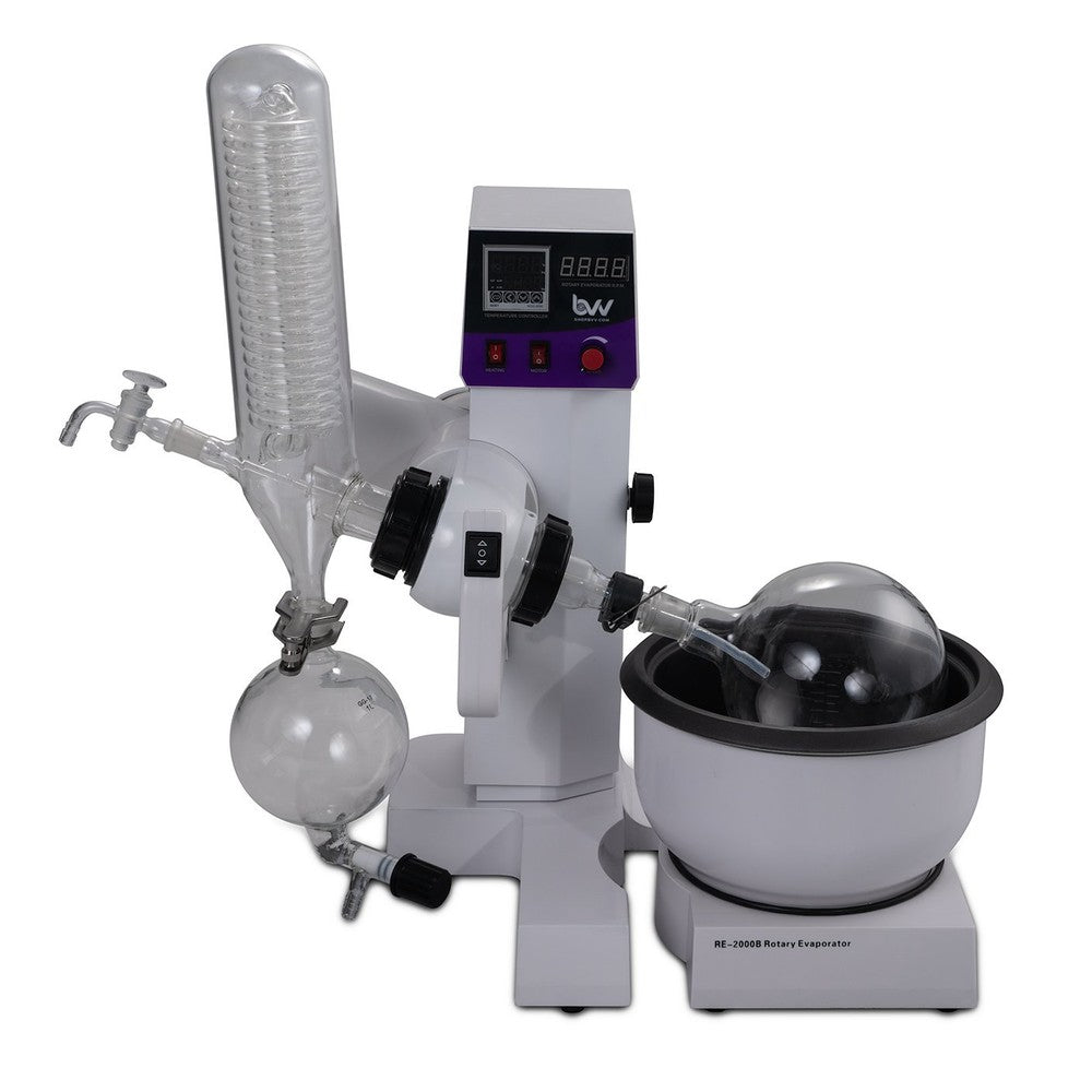 2L Electric Rotary Evaporator Kit with BVV™ Water Circulation Vacuum Pump - Black Label Supply llc