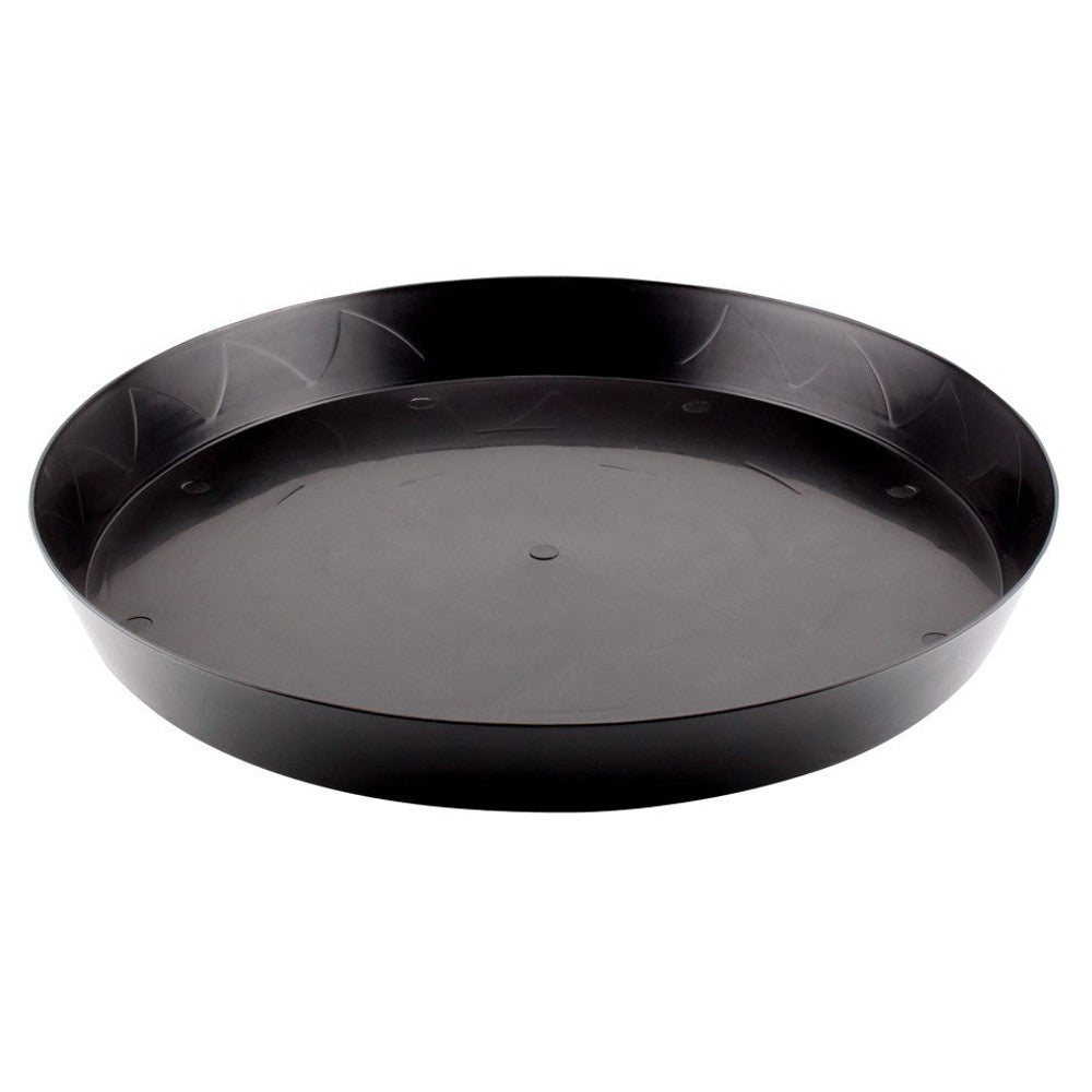 Gro Pro 16in Heavy Duty Saucer Black (35/CS)