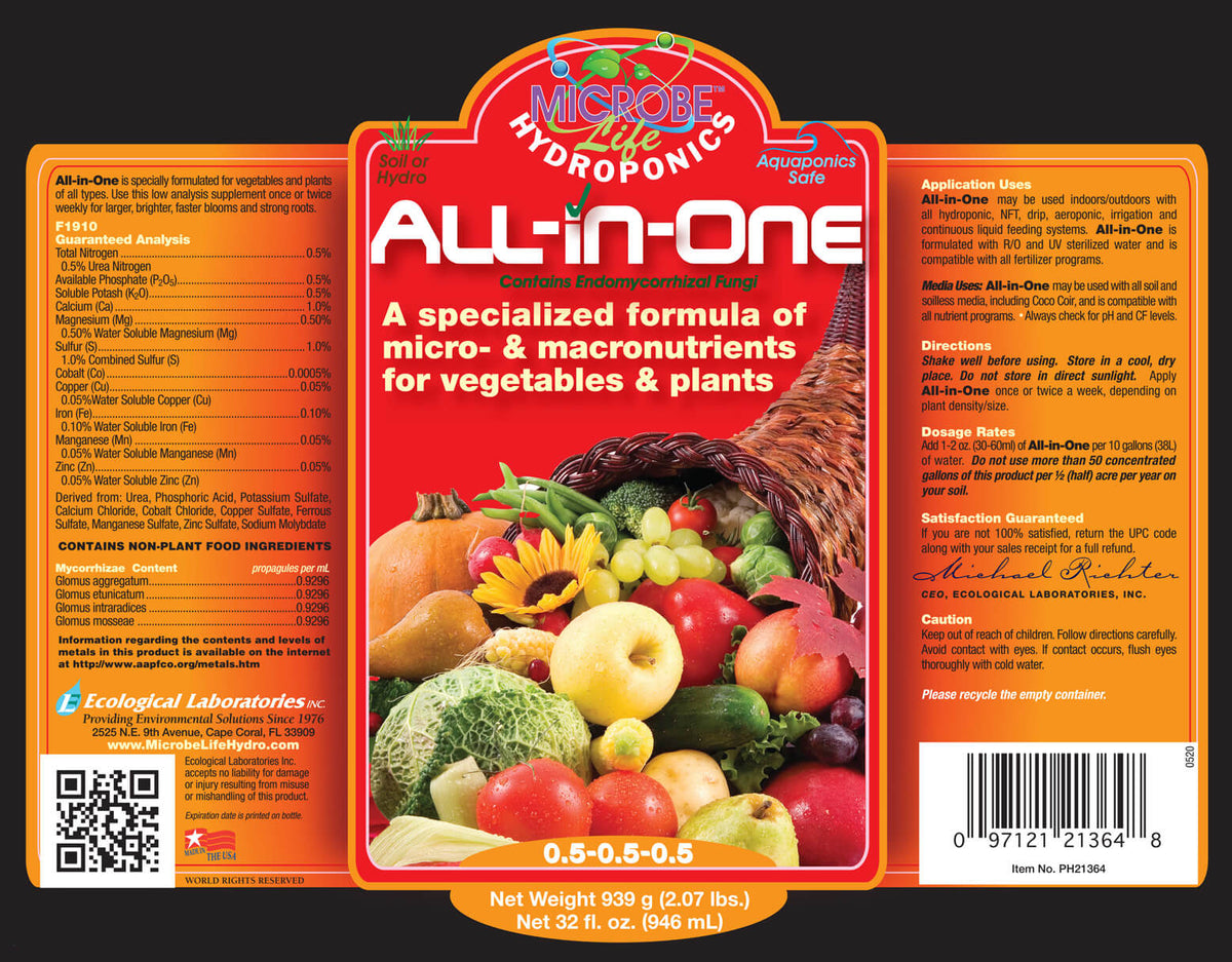 Microbe Life Hydroponics - All-In-One