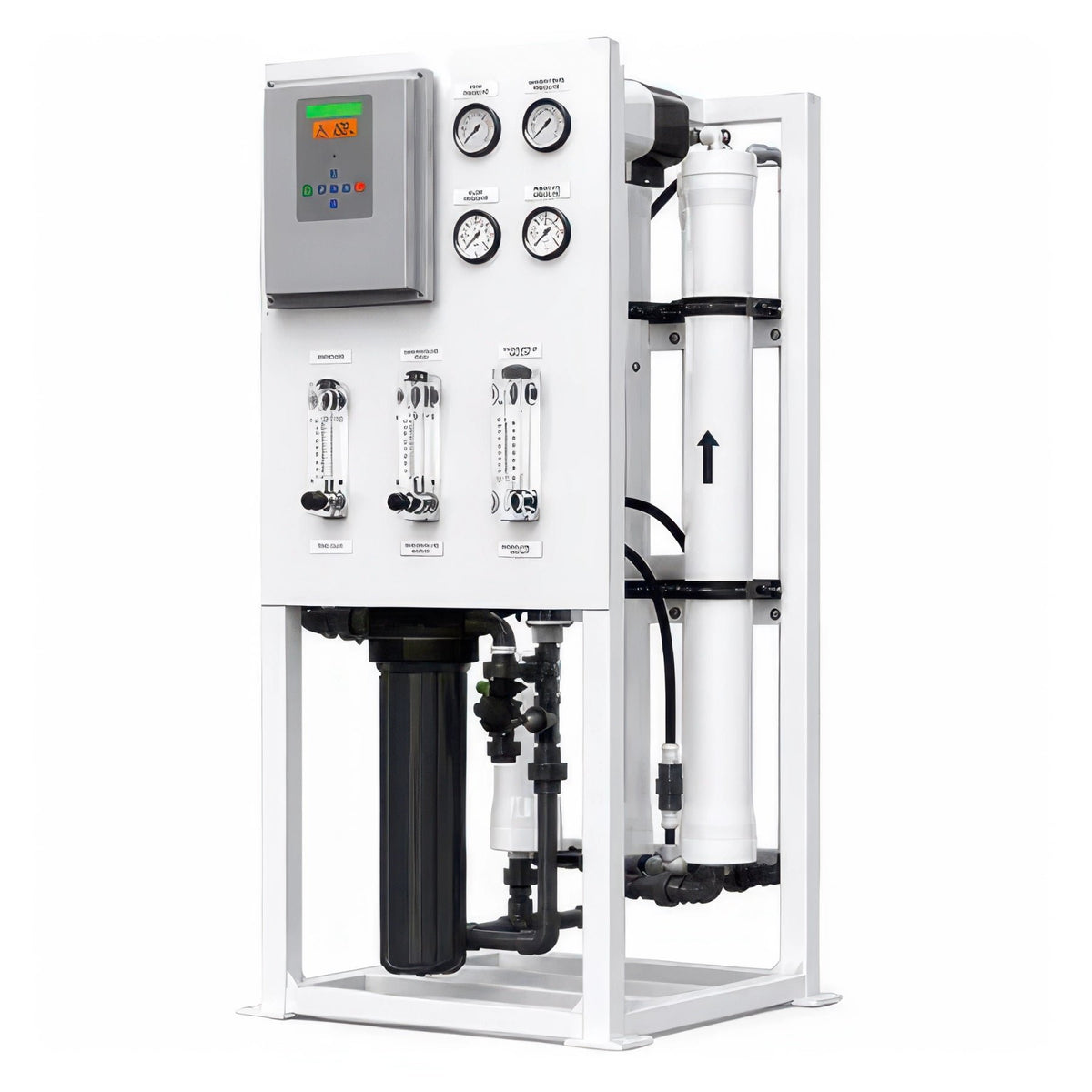 AXEON R1-3140 reverse osmosis system, 5,400 GPD, 220V single phase, skid mounted