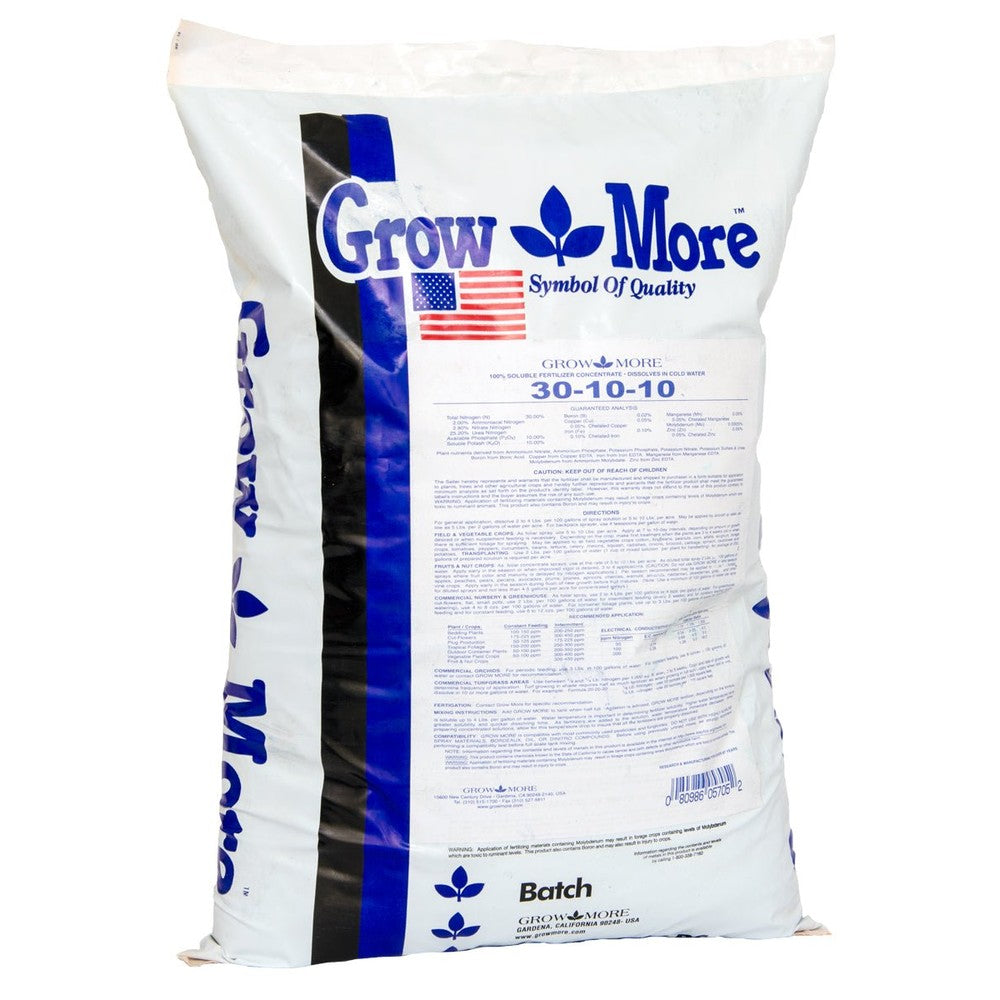 Water Soluble 30 - 10 - 10 25lb - Black Label Supply llc
