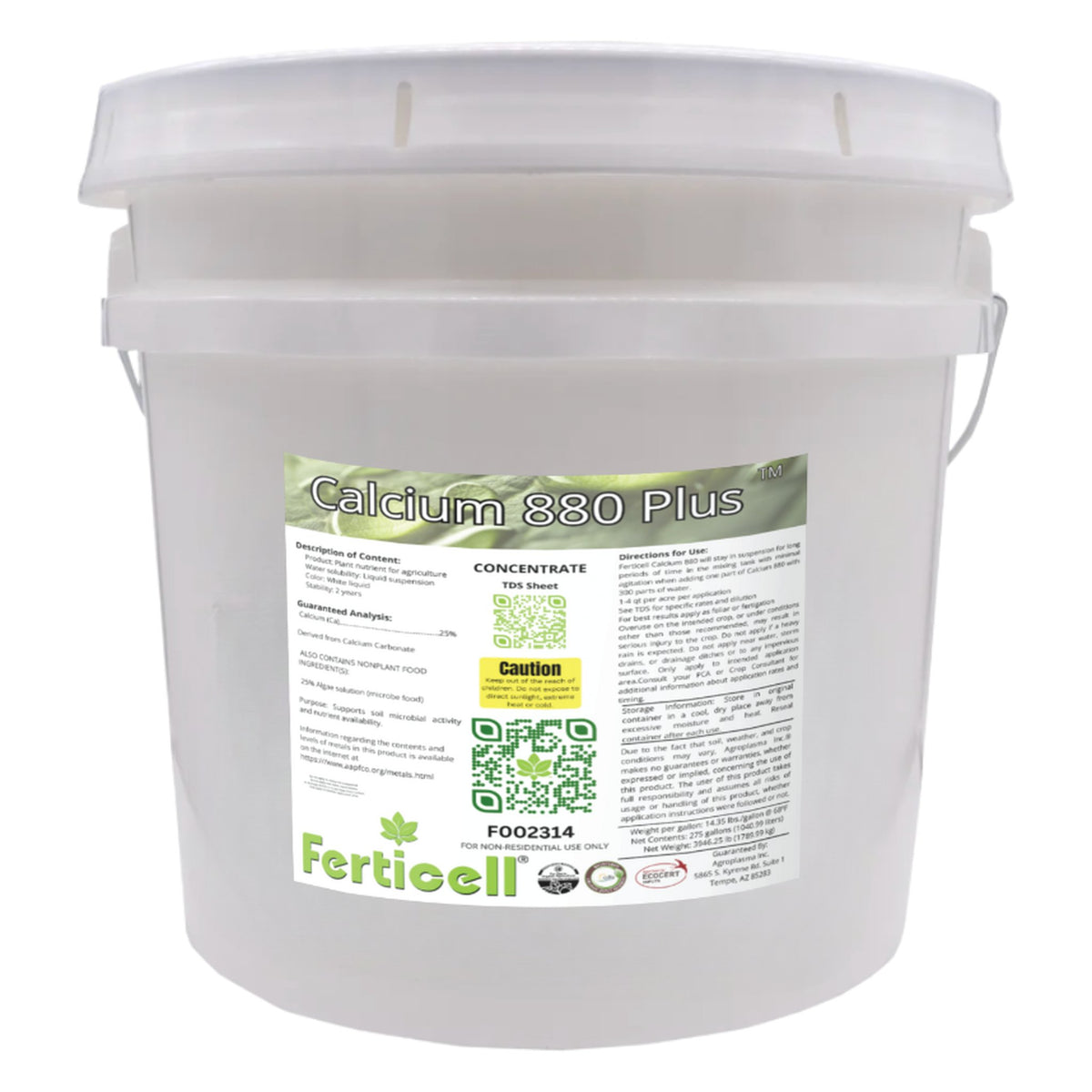 Calcium 880 Plus container