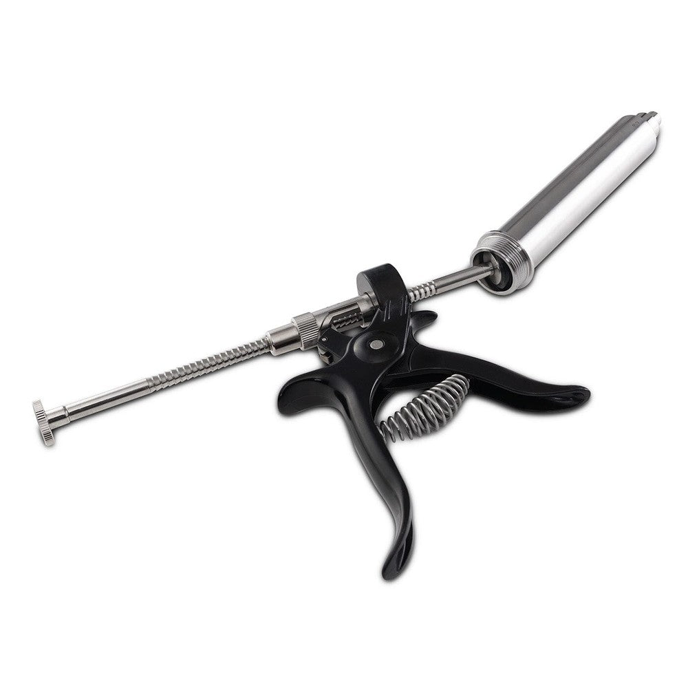 25ml Heated Filling Gun with Stainless Steel Barrel (0.5ml Incremental Shots) - Black Label Supply llc