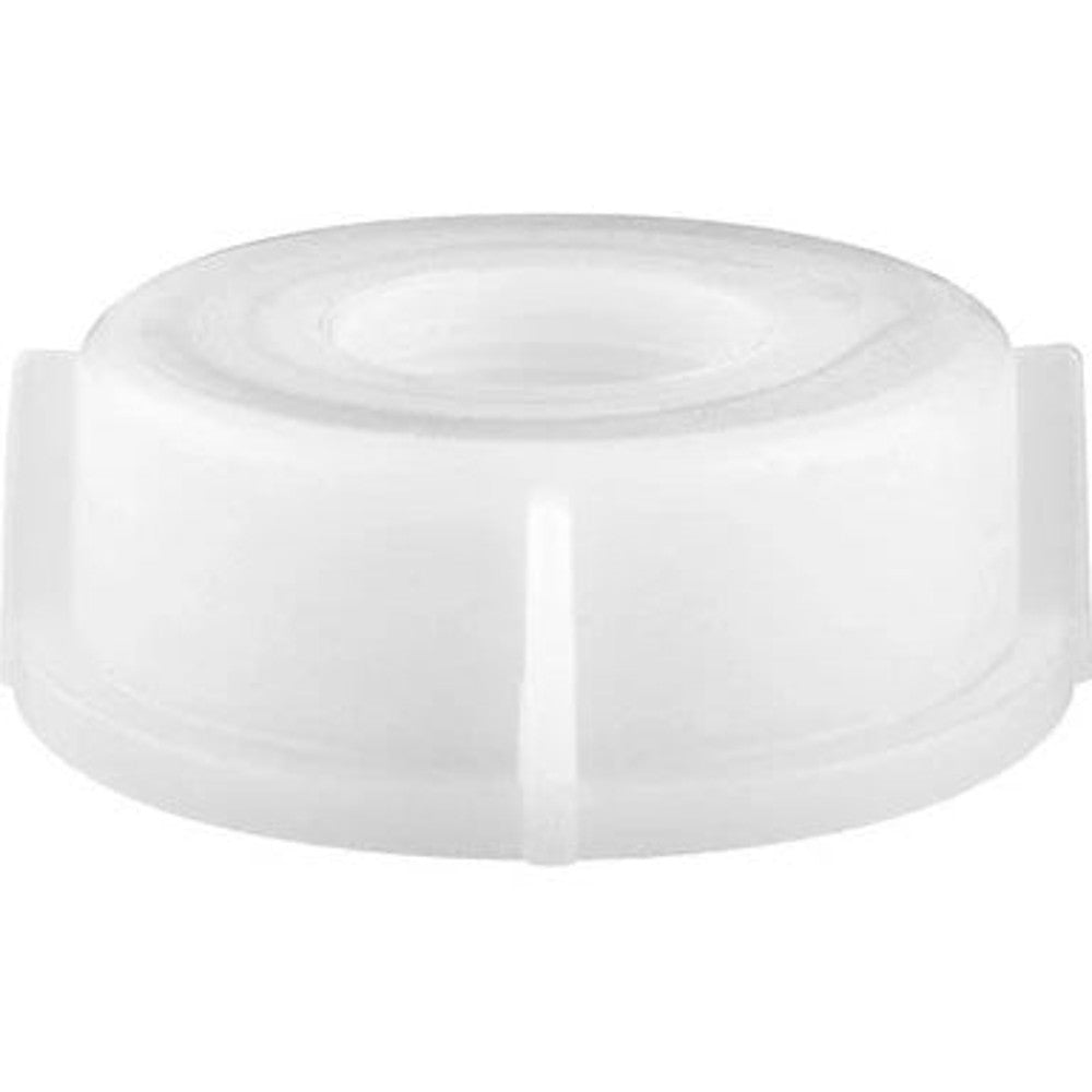 White, 1G/2.5G Cap with 3/4" Reducer for Spigot (4L/10L) - Black Label Supply llc