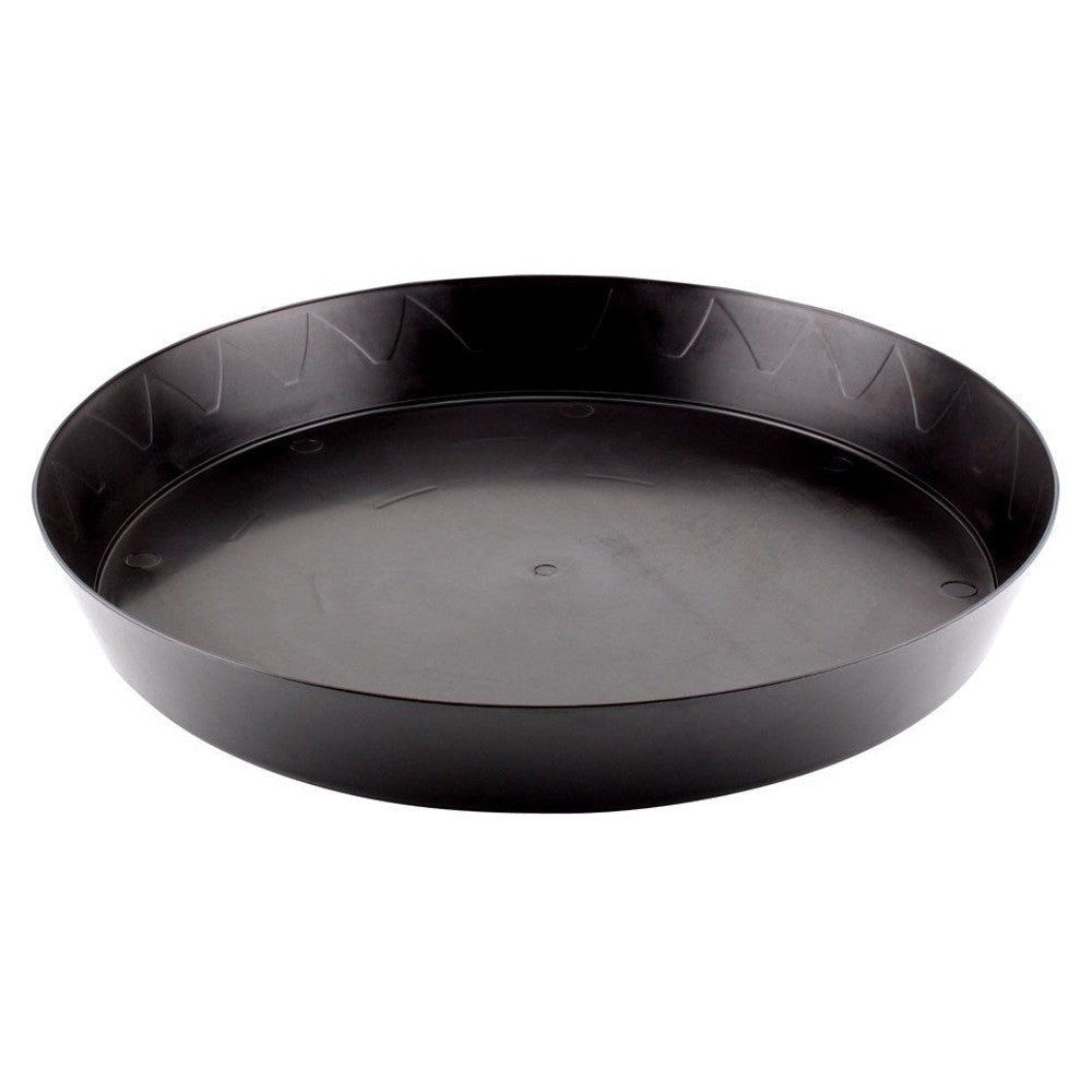 Gro Pro 14in Heavy Duty Saucer Black (35/CS)