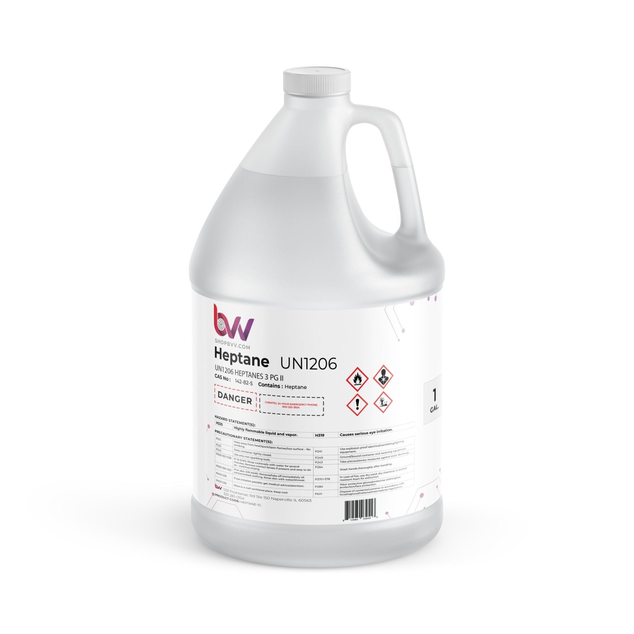 BVV™ High Purity Lab Grade Heptane 99% - Black Label Supply llc