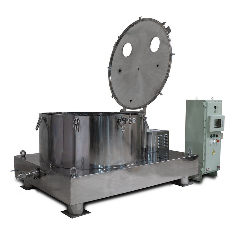 475L Jacketed Stainless Steel Centrifuge with Explosion Proof Motor and Siemens Controller - 150Lbs Max Capacity - Black Label Supply llc