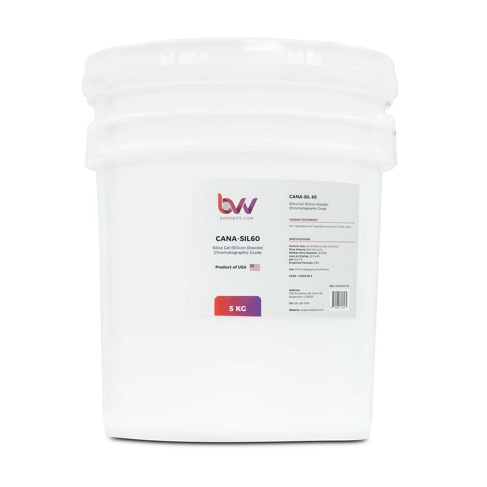 CANA - SIL60™ Silica Gel 60A Chromatographic Grade 40 - 63 micron (230 - 400 Mesh) - Black Label Supply llc