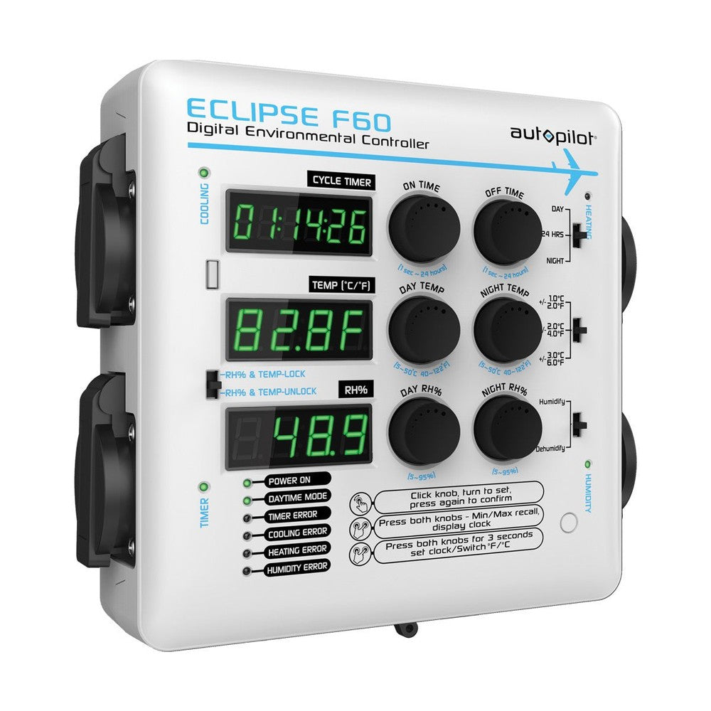 ECLIPSE F60 Digital Environmental Controller - Black Label Supply llc