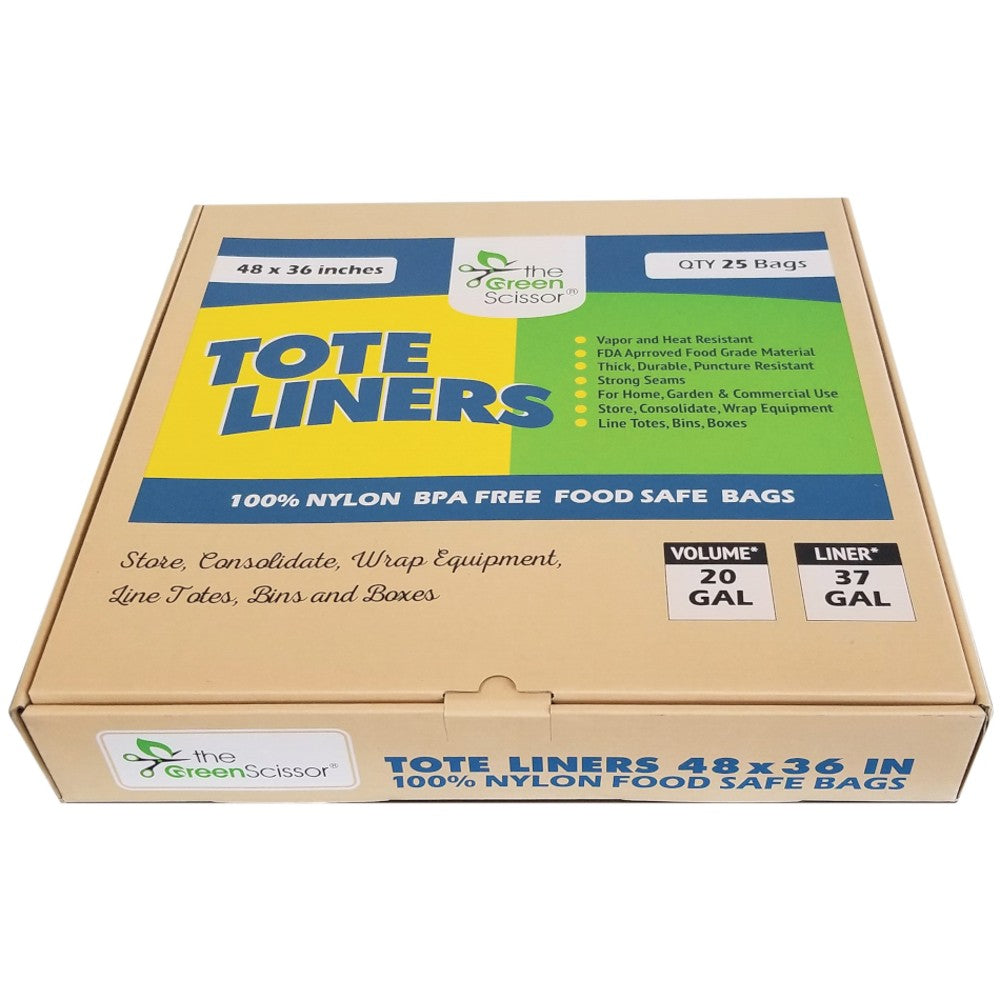 Green Scissor Tote Liners – Green Scissor™ Tote Liners - 25pk - 20gal - 48in x 36in – Storage Bags