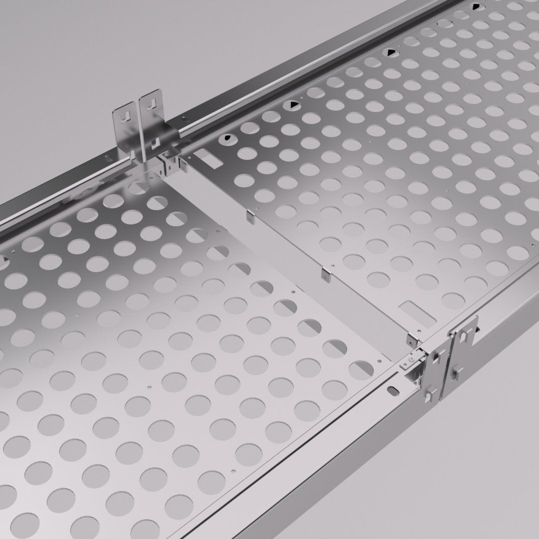 GrowPros Solutions Catwalk Platform System - deck and side track detail
