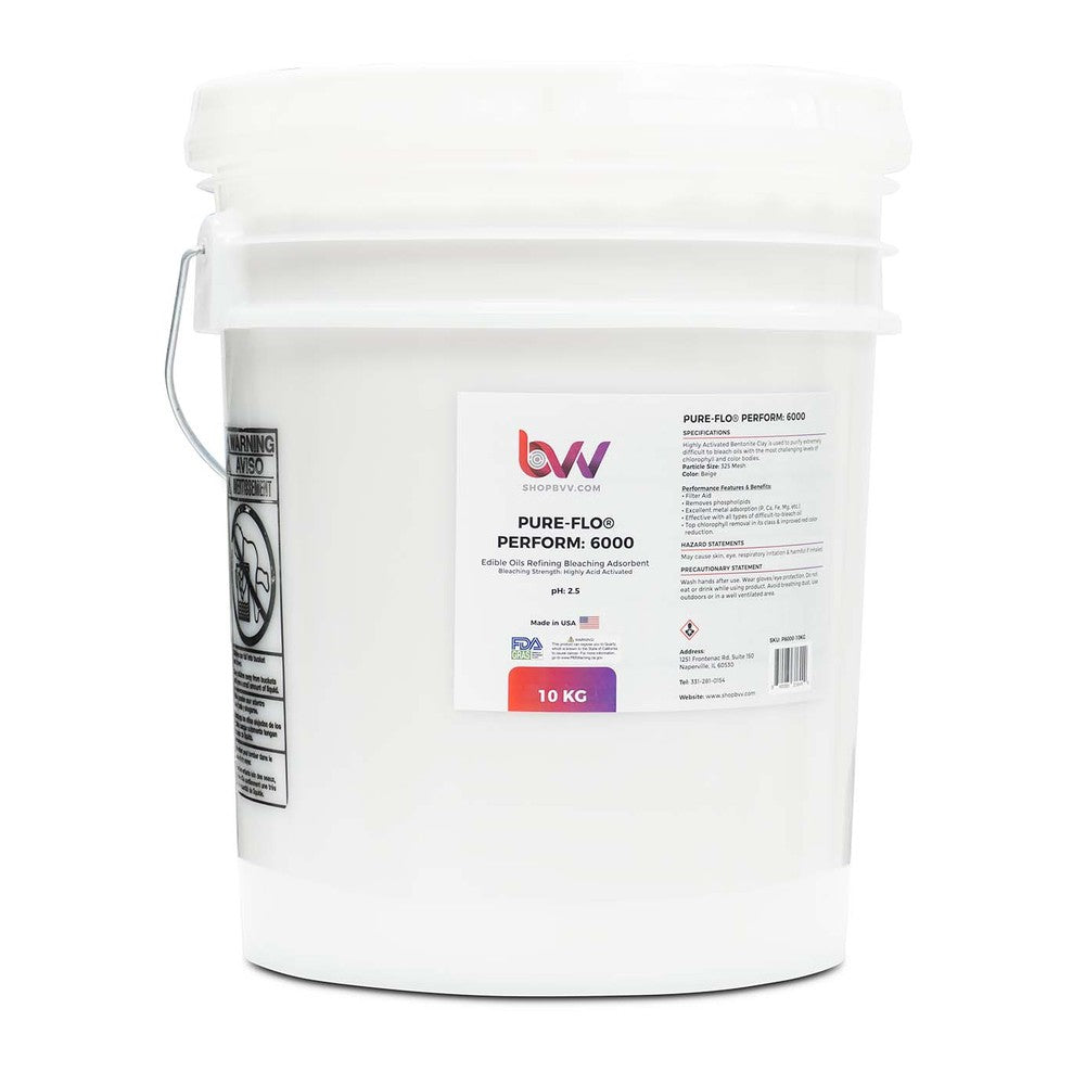 Pure - Flo® Perform 6000 Highly Activated Bleaching & Decolorizing Bentonite for Edible Oils *FDA - GRAS - Black Label Supply llc