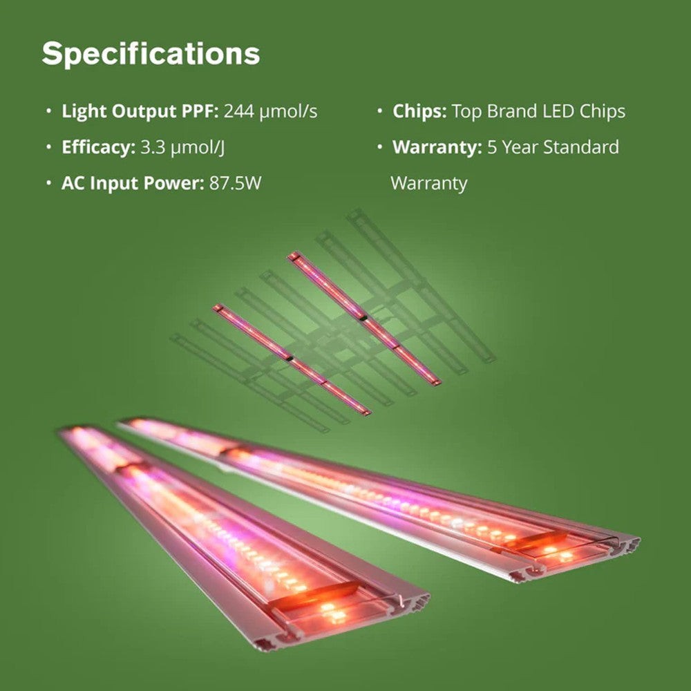 FloraFlex Far Red Retro Fit Bars | 2pk – LED - Bar Style