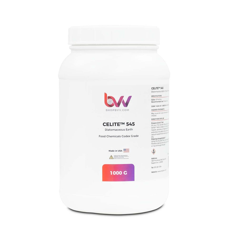 BVV™ Celite® 545 Diatomaceous Earth (Food Codex Grade) 4.5 Micron - Black Label Supply llc