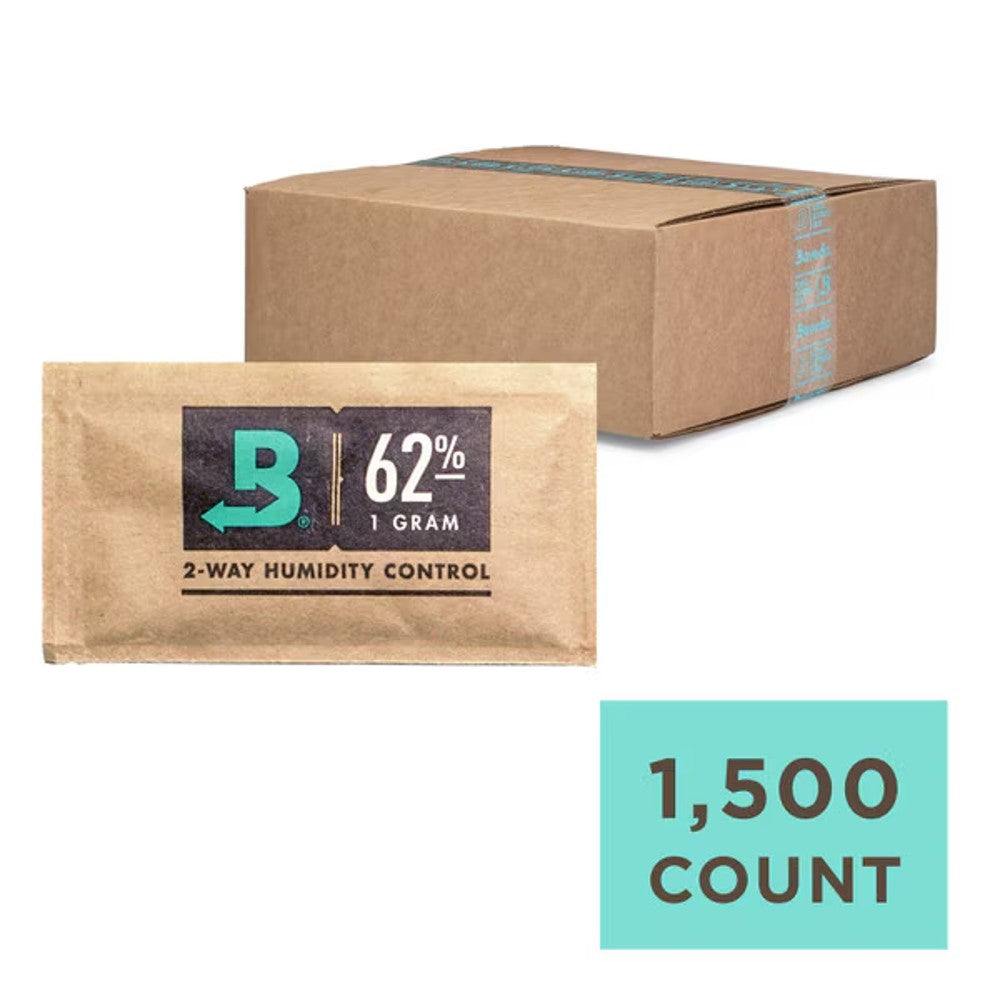 Boveda Size 1 Slim Bulk (Sold by Case) – Size 1 Slim Bulk Casepack-62% (unwrapped) (1500/Case) – Humidity Control
