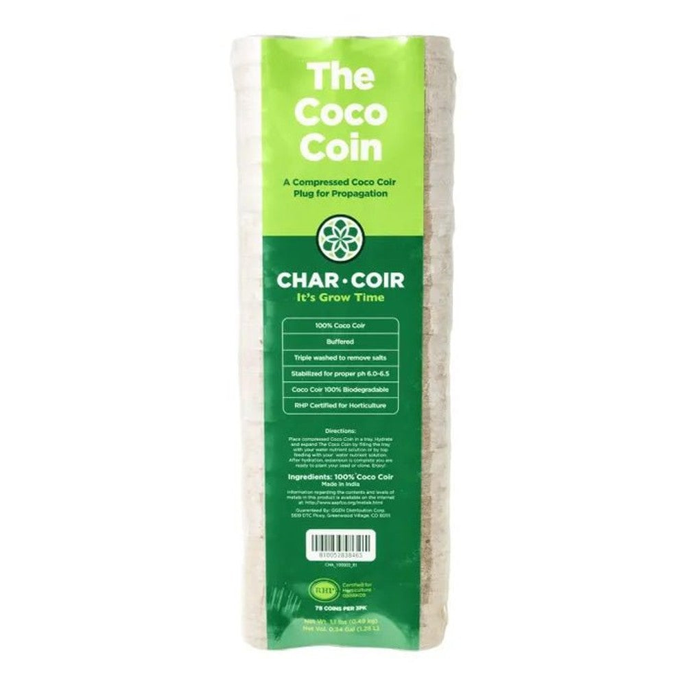Char Coir Coco Coin Case - Black Label Supply llc
