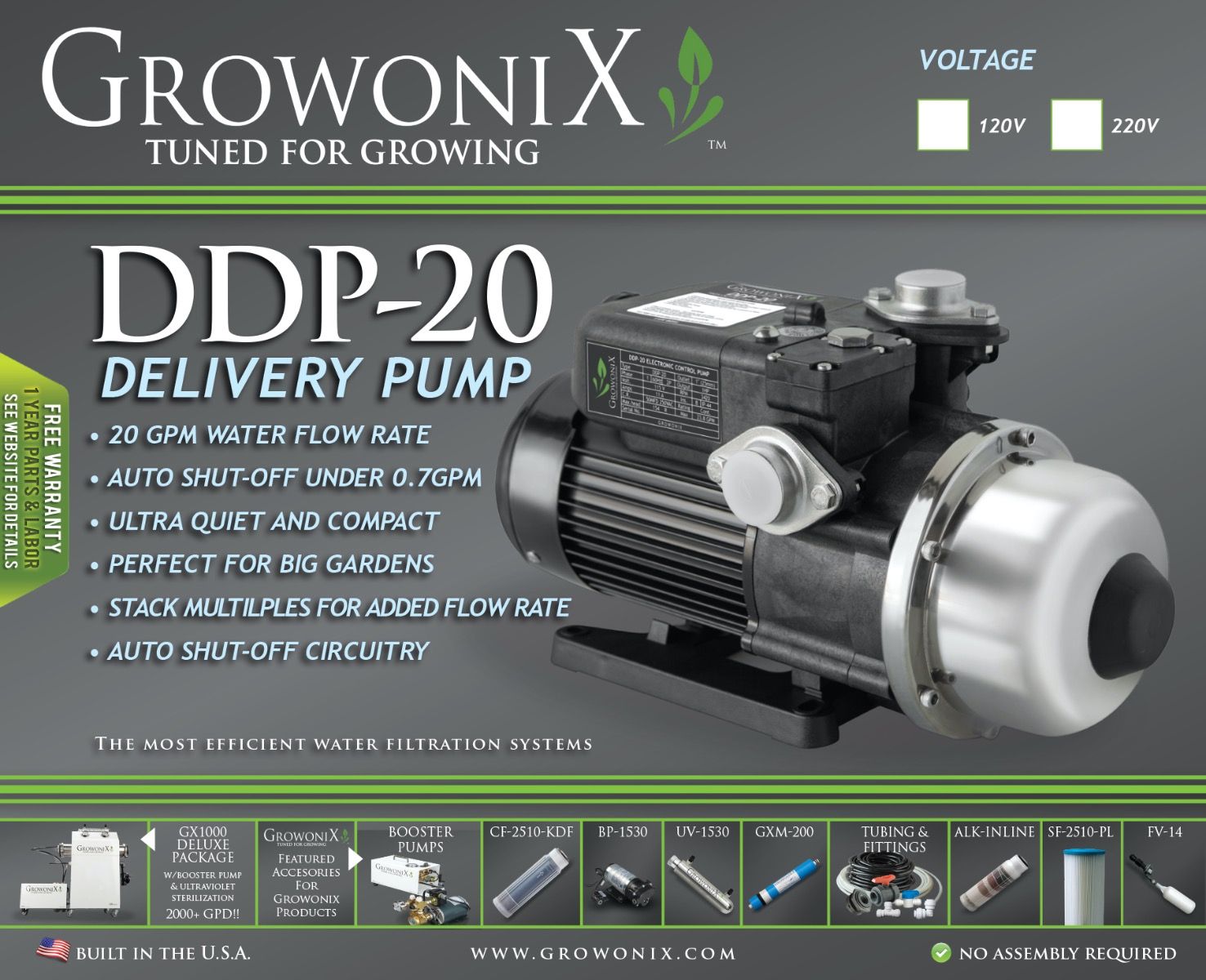 GrowoniX - DDP-20 Delivery Pump