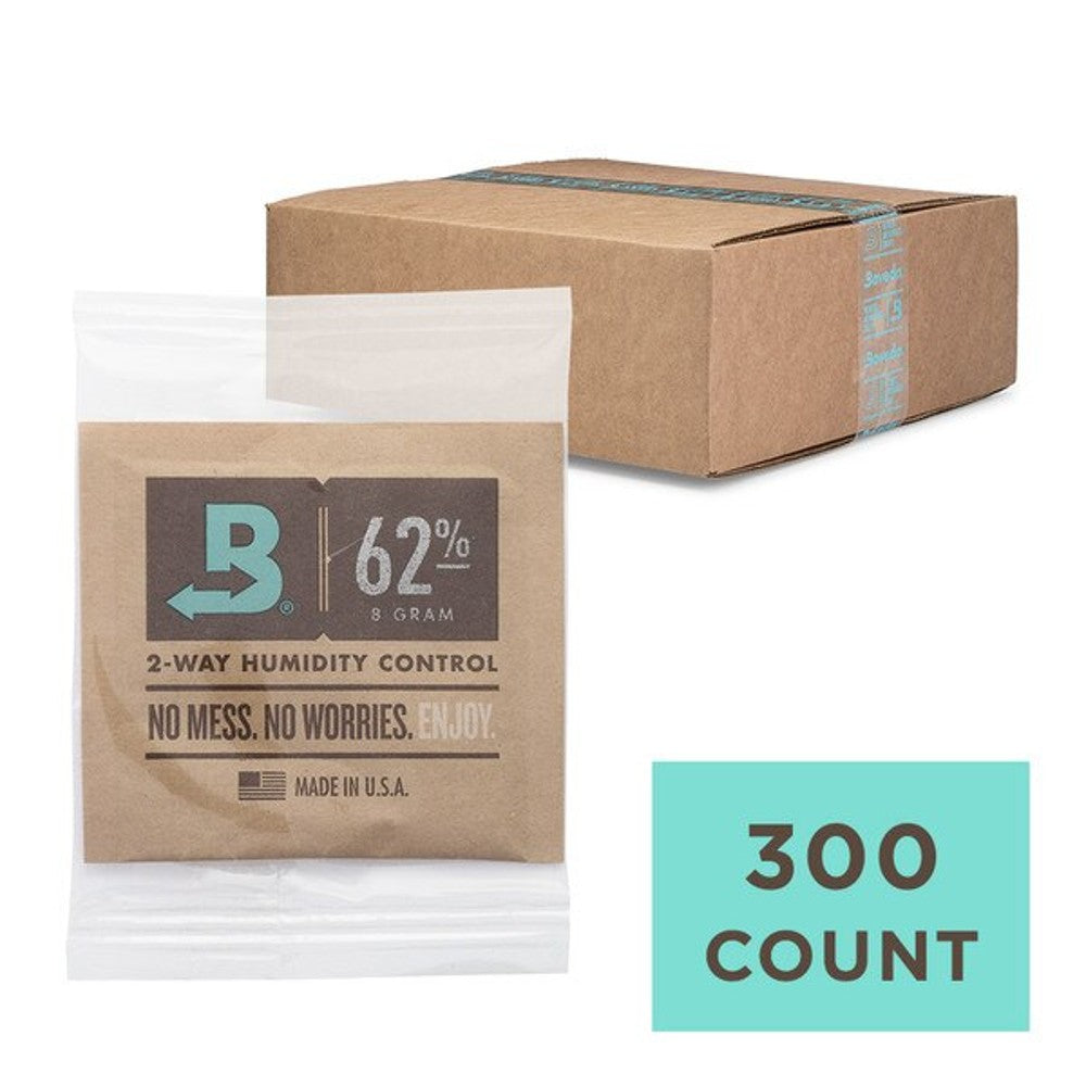 Boveda Size 8 Bulk (Individually Wrapped) (Sold by Case) – Size 8 Bulk Mastercase-62% (Ind. Wrapped) (300/Case) – Humidity Control