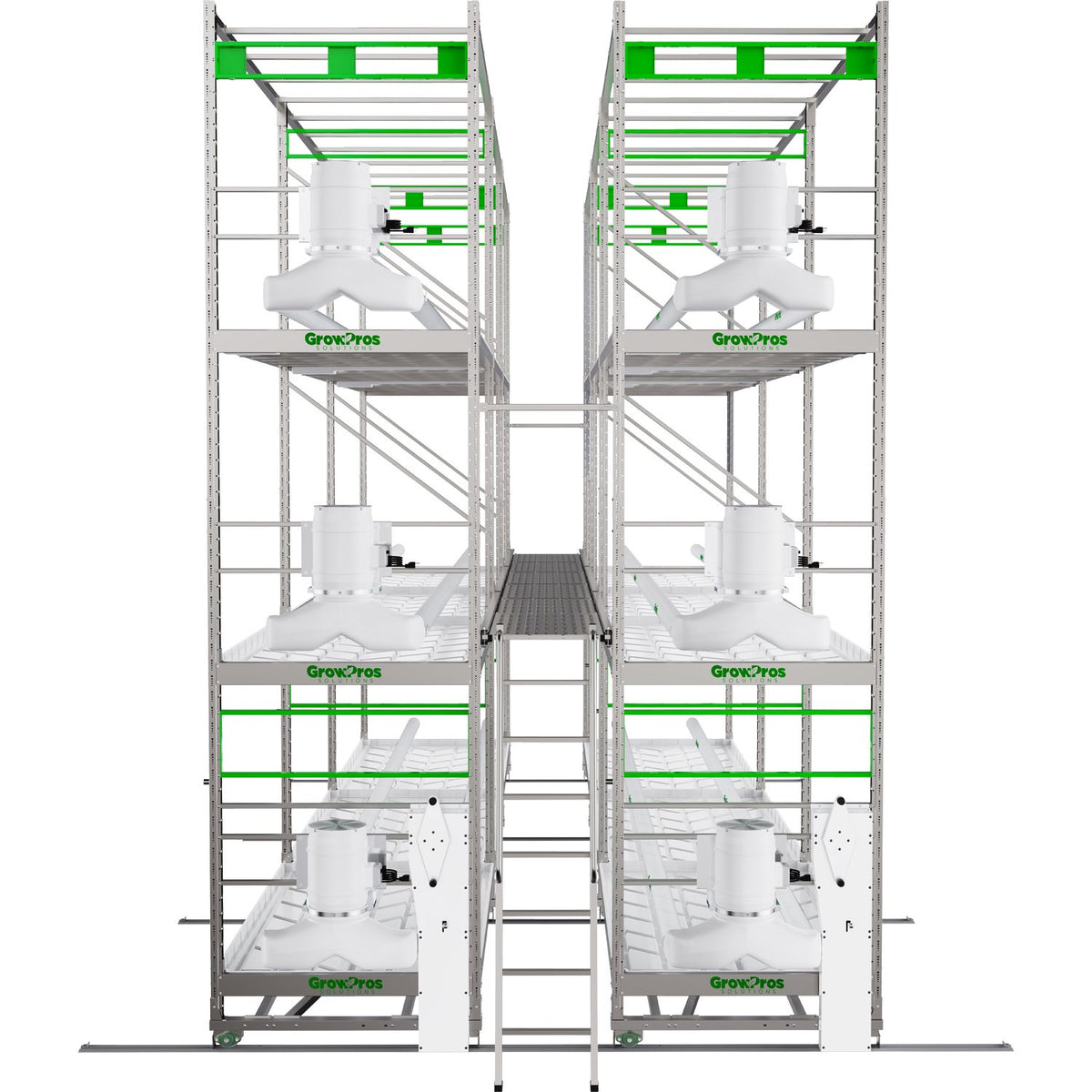 GrowPros Solutions The Ark third tier add-on - end section view