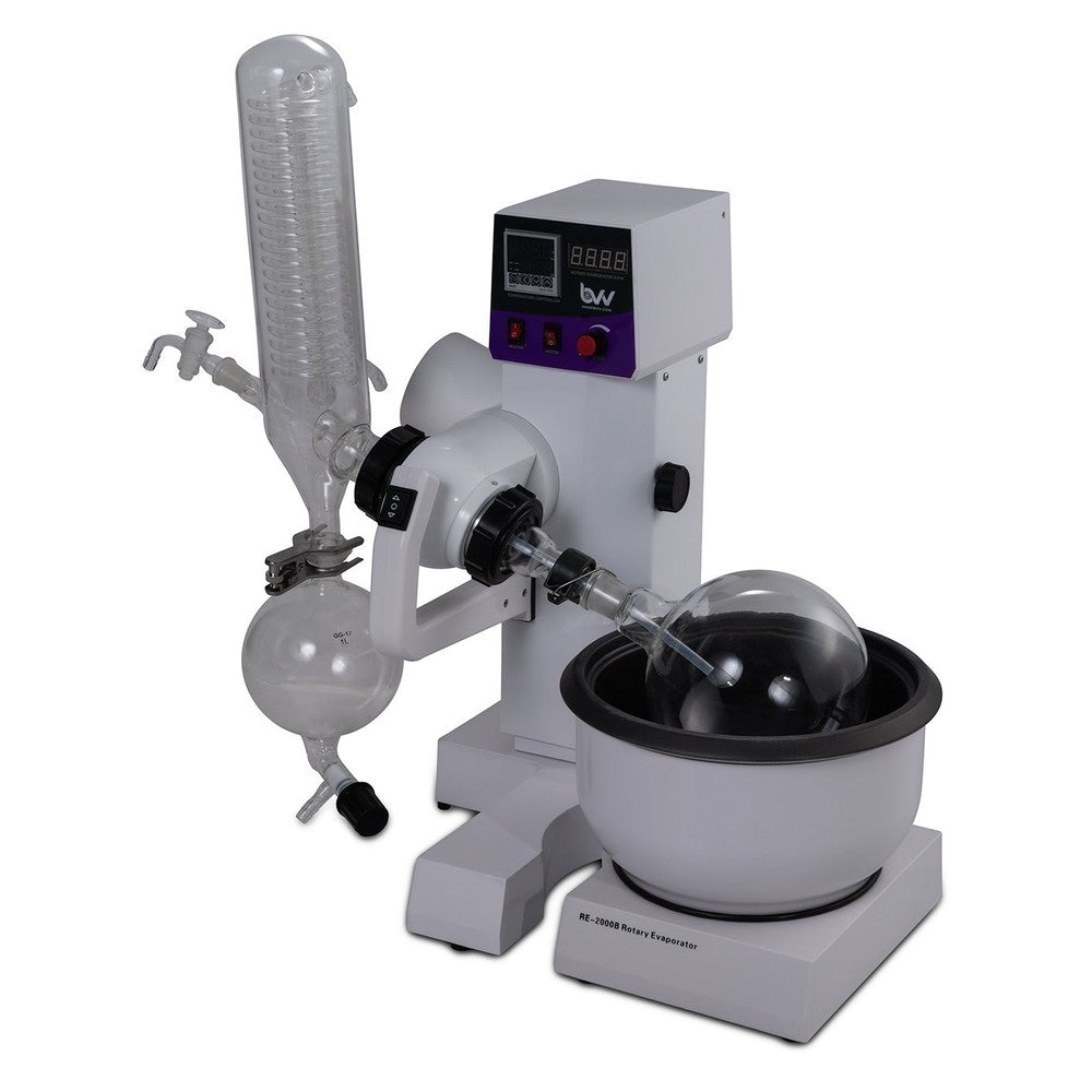 2L Electric Rotary Evaporator Kit with BVV™ Water Circulation Vacuum Pump - Black Label Supply llc