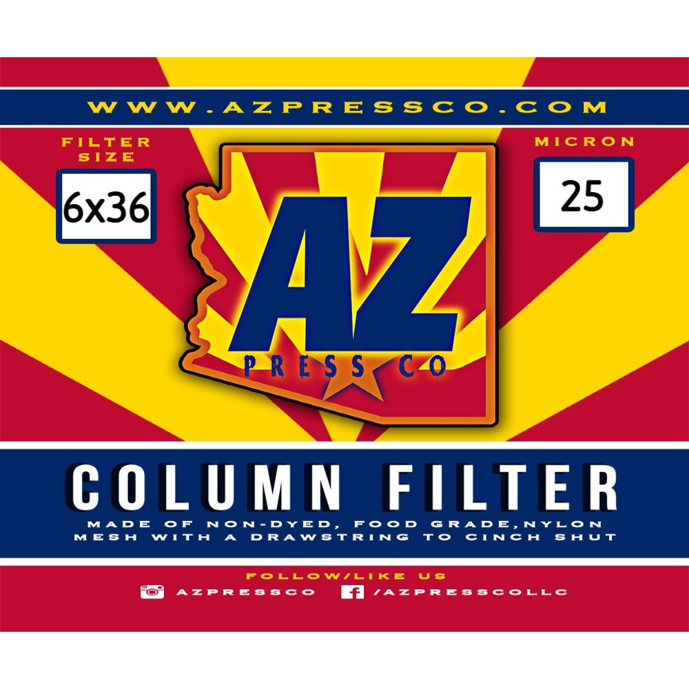 6x36 Material Column Extraction Filter Sock - 25 micron – Column Socks
