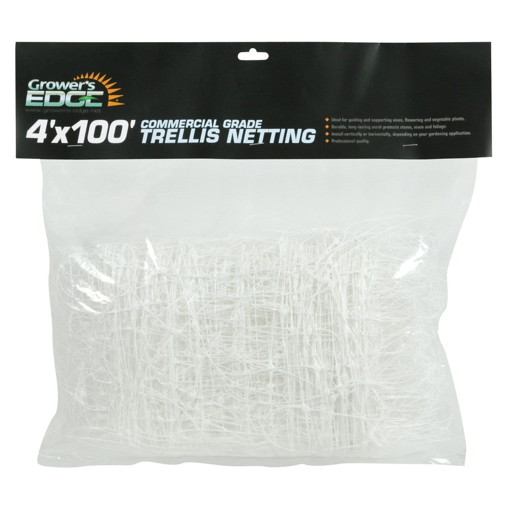 Grower's Edge 4ft x 100ft Commercial Grade Trellis Netting (15/CS)