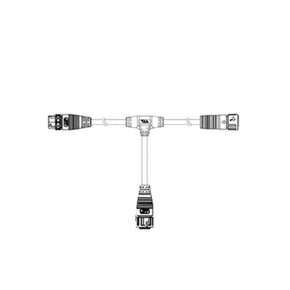 Fluence DC Flex Dimming, 5' ( 1524mm ), 1-T Cable, M12 Threaded Connectors 10/CS – Cables / Drivers / Components
