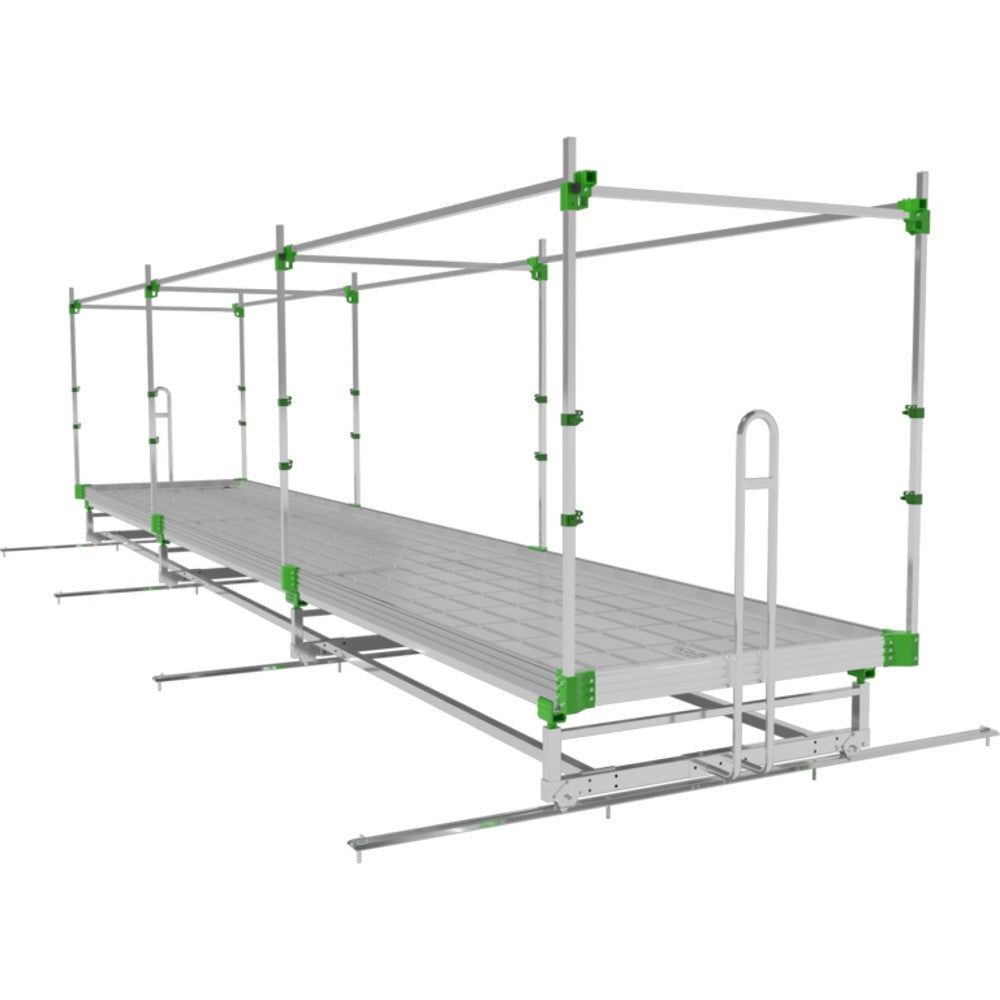 GrowPros V-track Rolling Benches (CUSTOM PRICED AFTER ORDER) – Commercial Racking & Benching