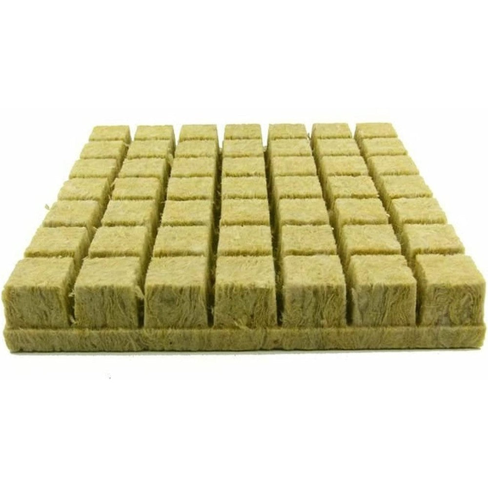 Grodan A-OK Starter Plugs - 1.5in - 1.4in x 1.4in x 1.6in - Pre-Cut Holes - Loose - rockwool