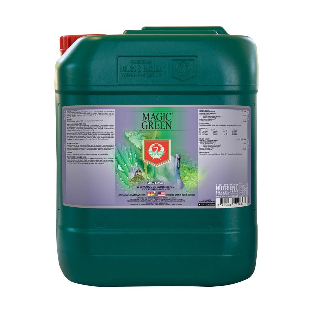 House & Garden Magic Green - Black Label Supply llc