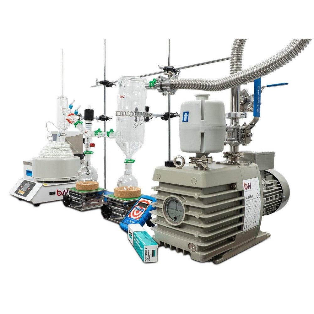 2L Full Bore Short Path Distillation Turnkey Kit with P2 Distillation Head - Black Label Supply llc