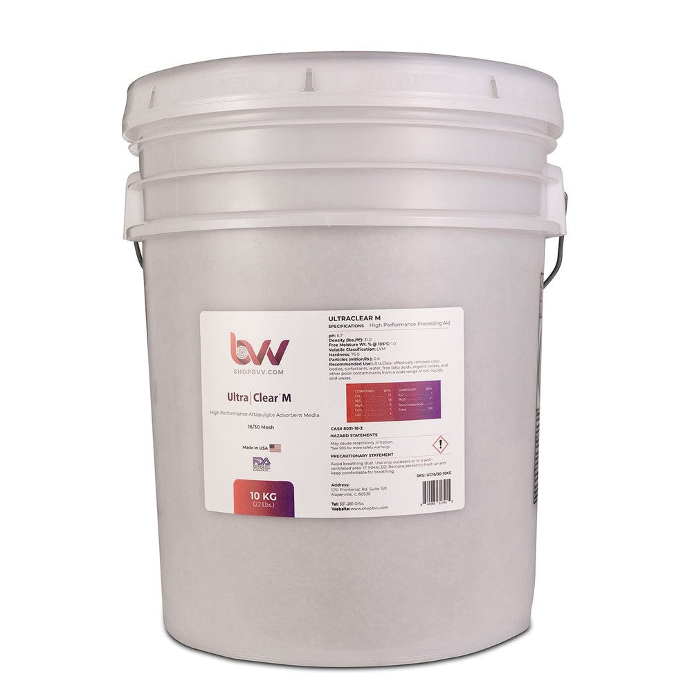 Ultra Clear M - Granular High Performance Bentonite for Bleaching & Decolorizing Edible Oils - Black Label Supply llc