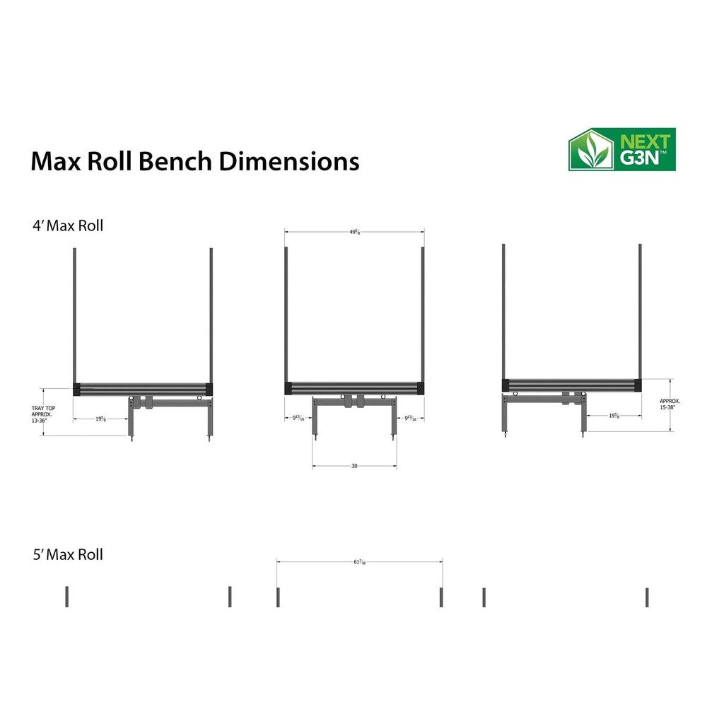 NEXTG3N Rolling Bench Systems (CUSTOM PRICED AFTER ORDER) – Commercial Racking & Benching