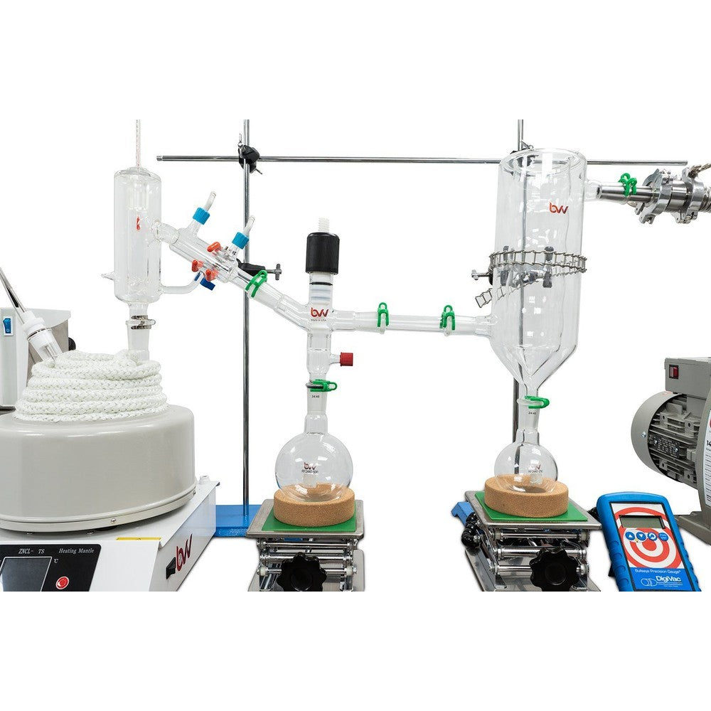 2L Full Bore Short Path Distillation Turnkey Kit with P2 Distillation Head - Black Label Supply llc