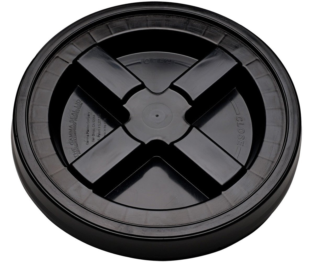 Gamma Seal Lid, Black - Black Label Supply llc
