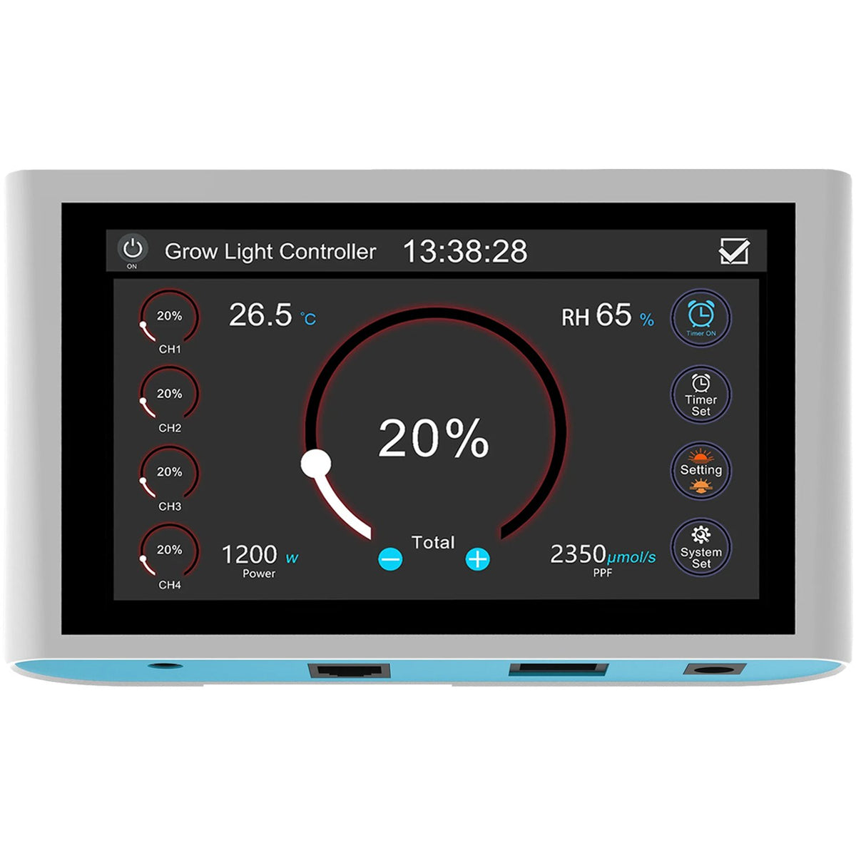 GrowPros Solutions GPS-CNT-LR-WHITE environment controller - main product view