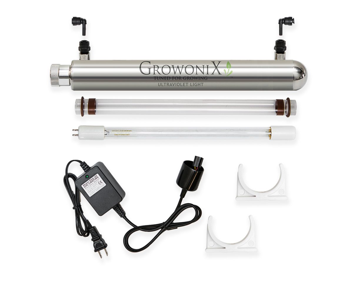 GrowoniX - GX1000 UV Deluxe High Flow Reverse Osmosis System W/KDF85 Catalytic Carbon Upgrade