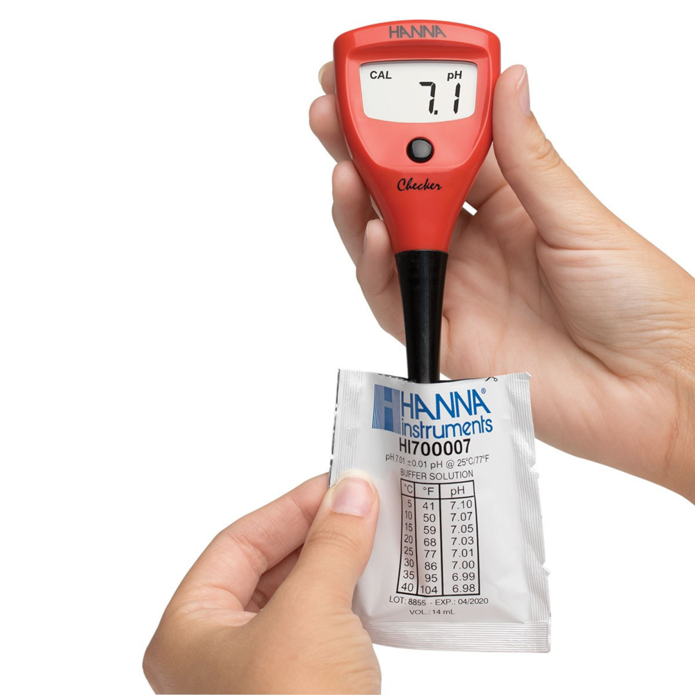 Hanna Checker® pH tester, 0.1pH Resolution with 1271 electrode