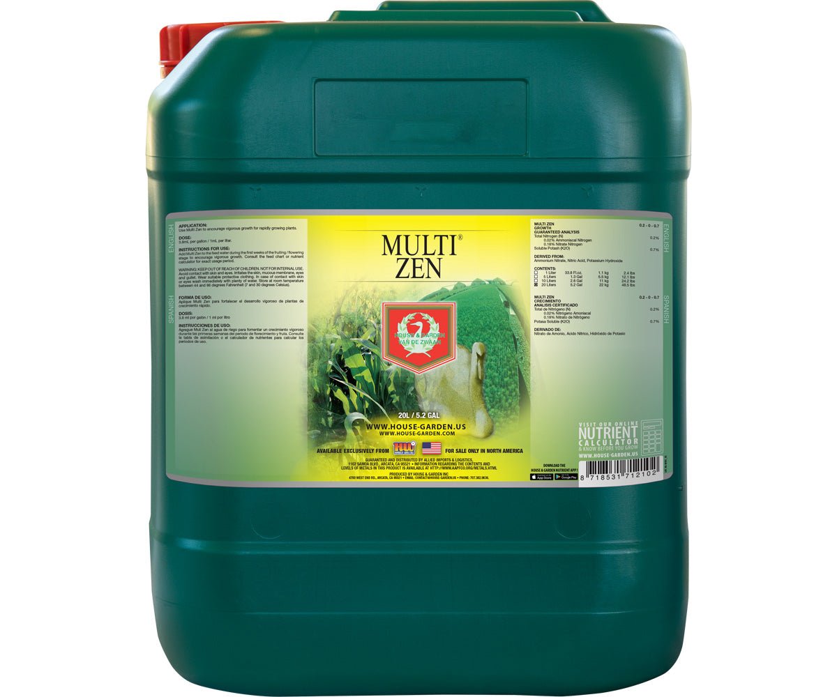 House & Garden Multi Zen - Black Label Supply llc