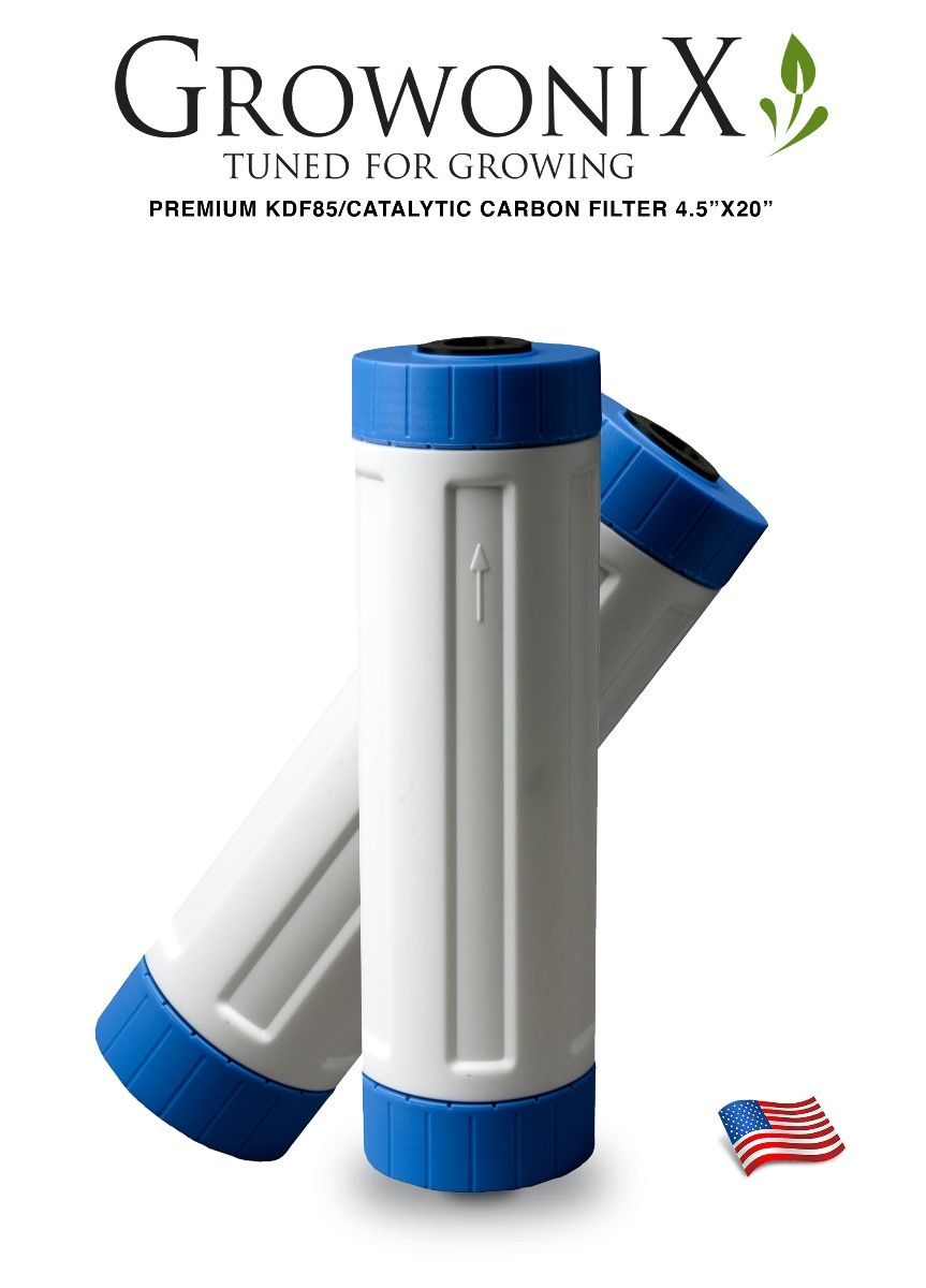 GrowoniX - CF-4520 KDF85/Catalytic Carbon Filter 4.5 in x 20 in