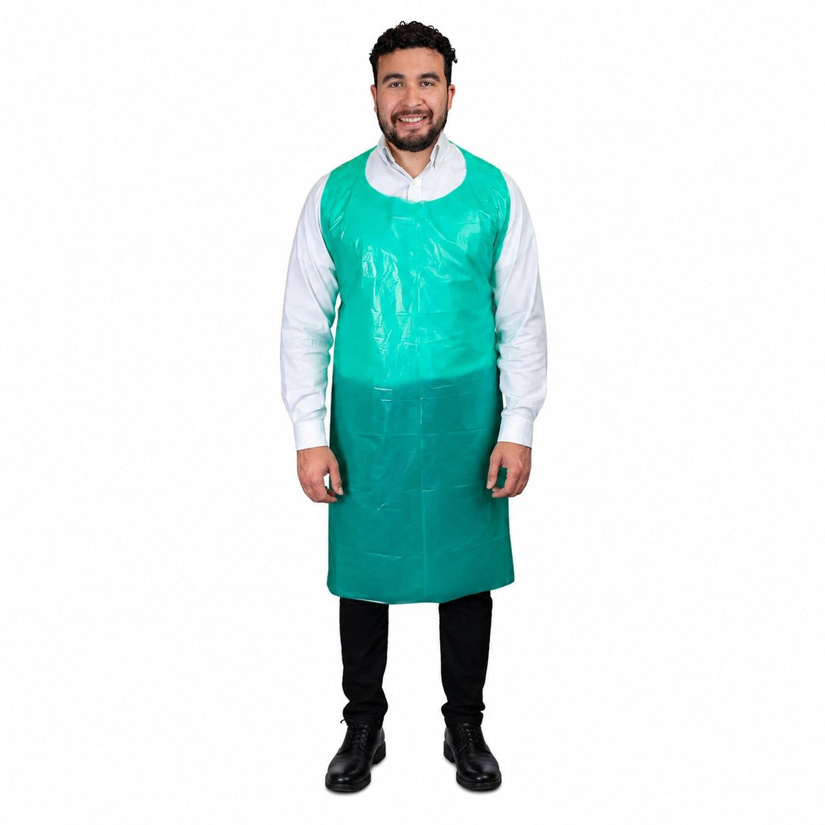 Keystone Safety 1 mil polyethylene apron, green