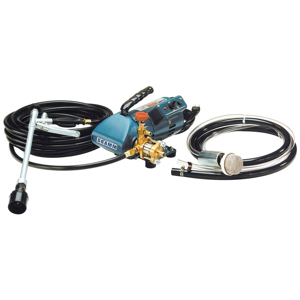 Dramm MSO High-Pressure Sprayer - MSO pumpset with discharge hose, spray gun and suction hose
